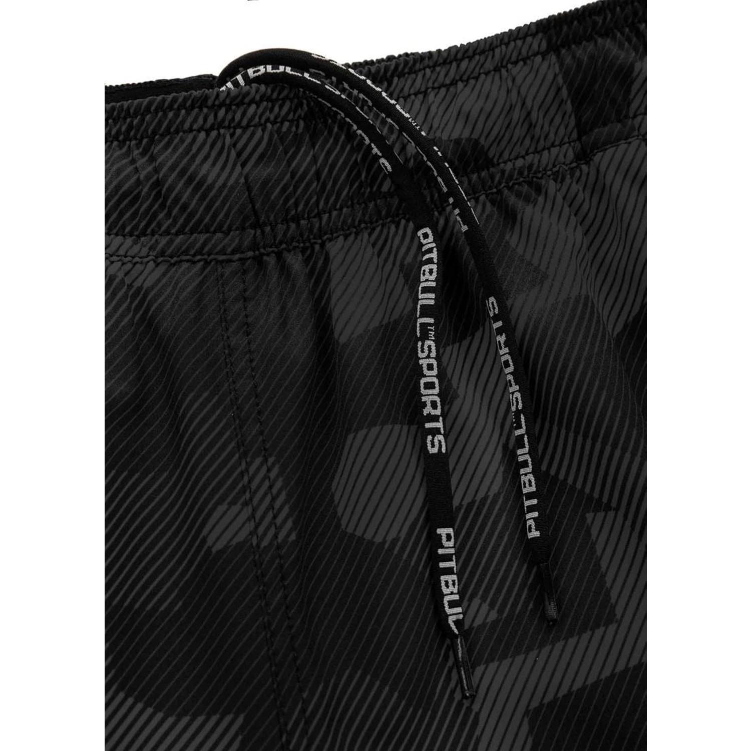 Pit Bull West Coast Performance Shorts, Hilltop, schwarz, XL