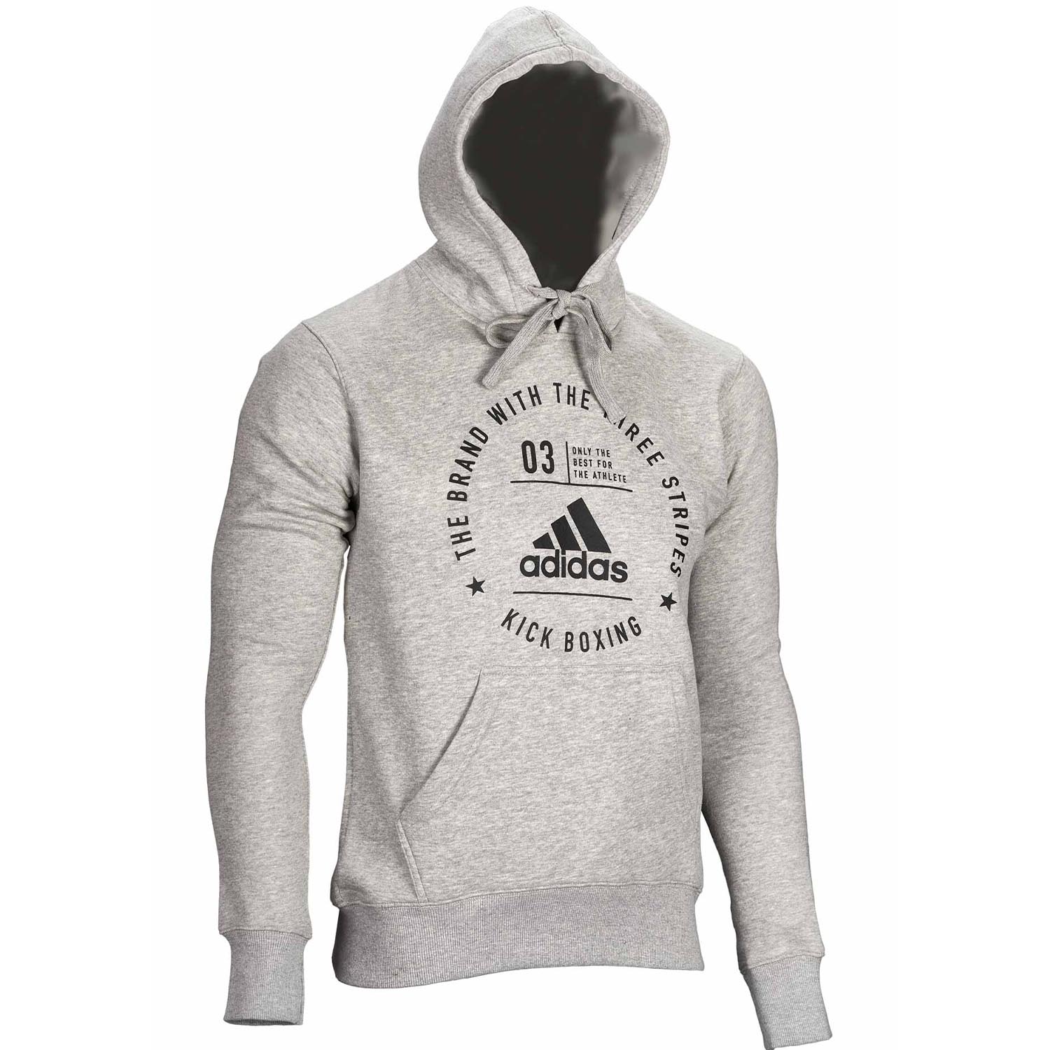 adidas Hoody, Community Line, Kickboxing, grau, S