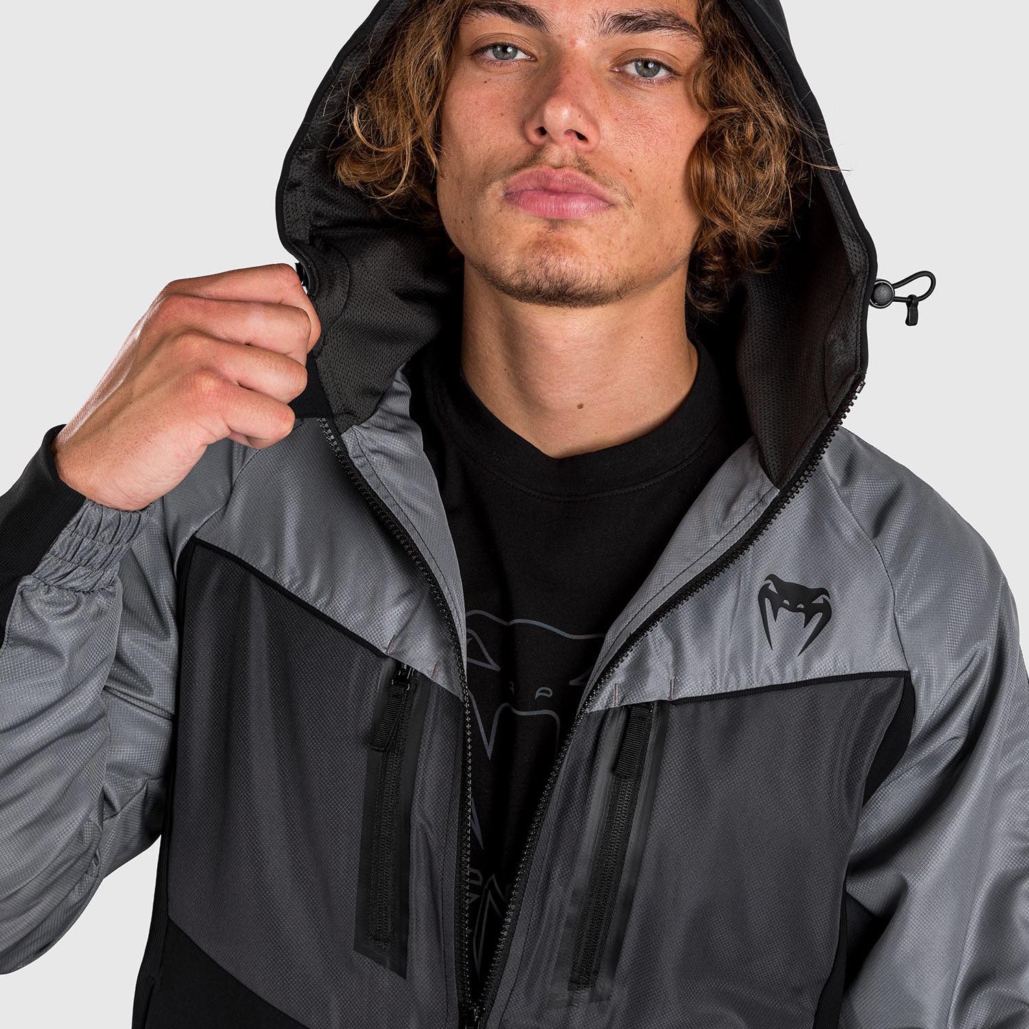 VENUM Trainingsjacke, Laser 3.0, schwarz-grau, XXL