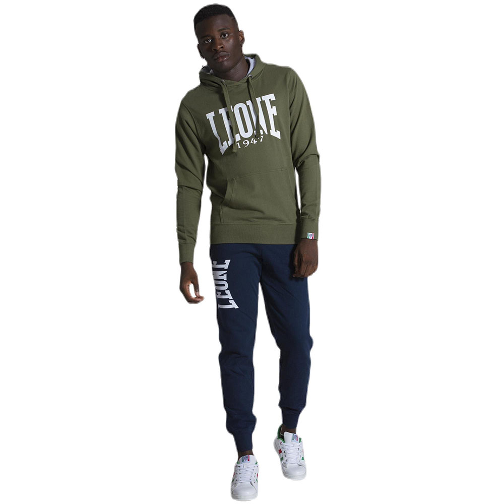 LEONE Hoody, Big Logo, green, M