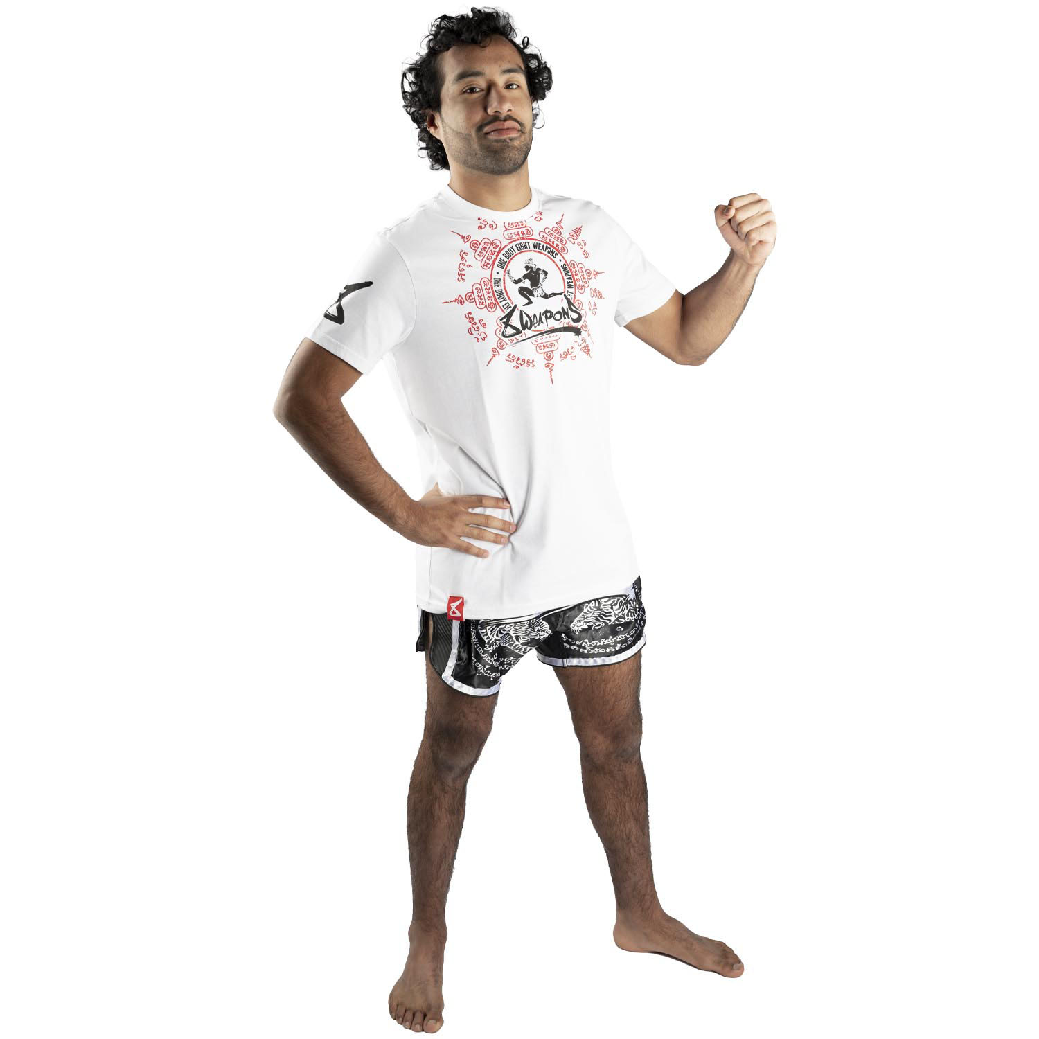 8 WEAPONS T-Shirt, Eight Ways, White, XXL