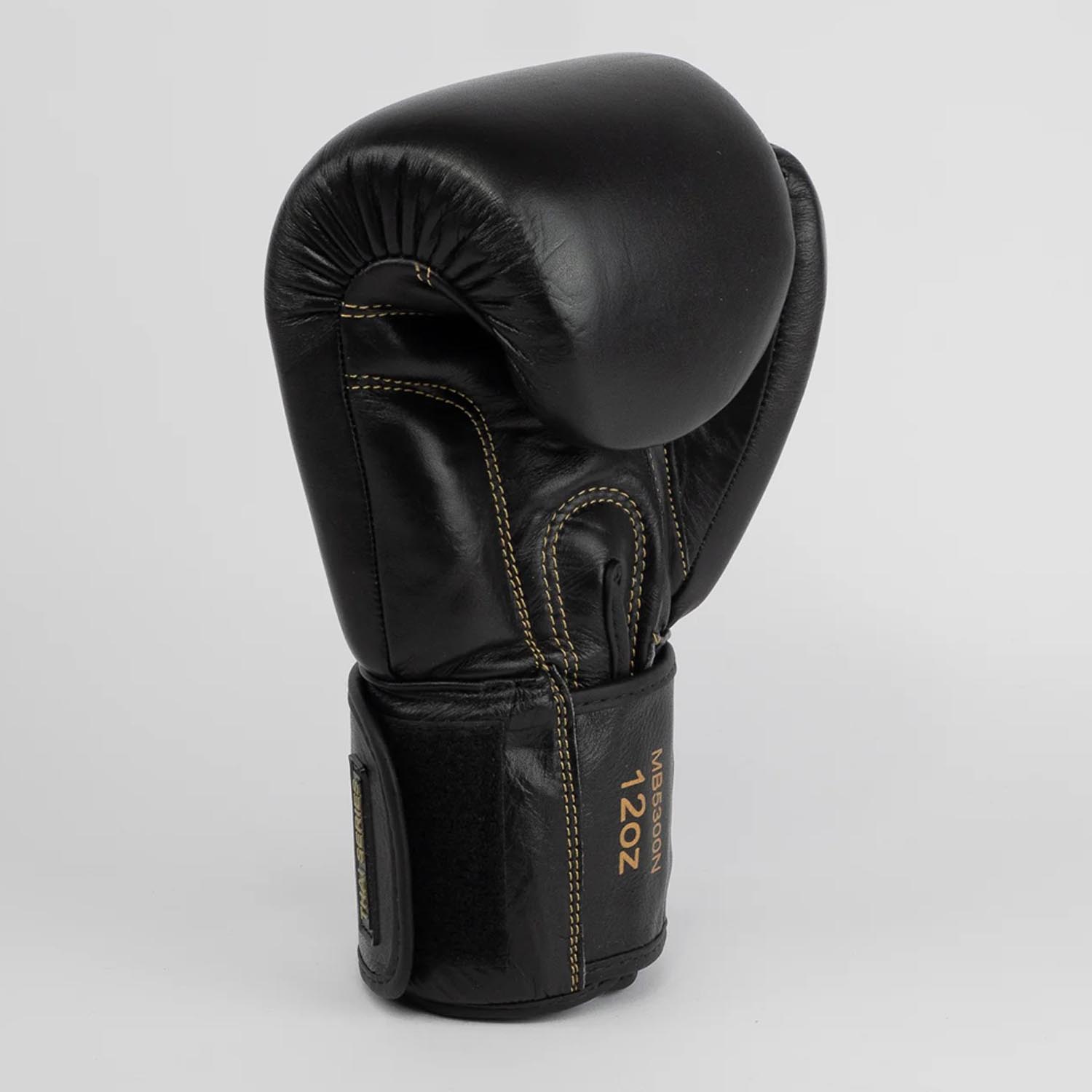 Metal Boxe Boxing Gloves, Thai, black-gold, 16 Oz