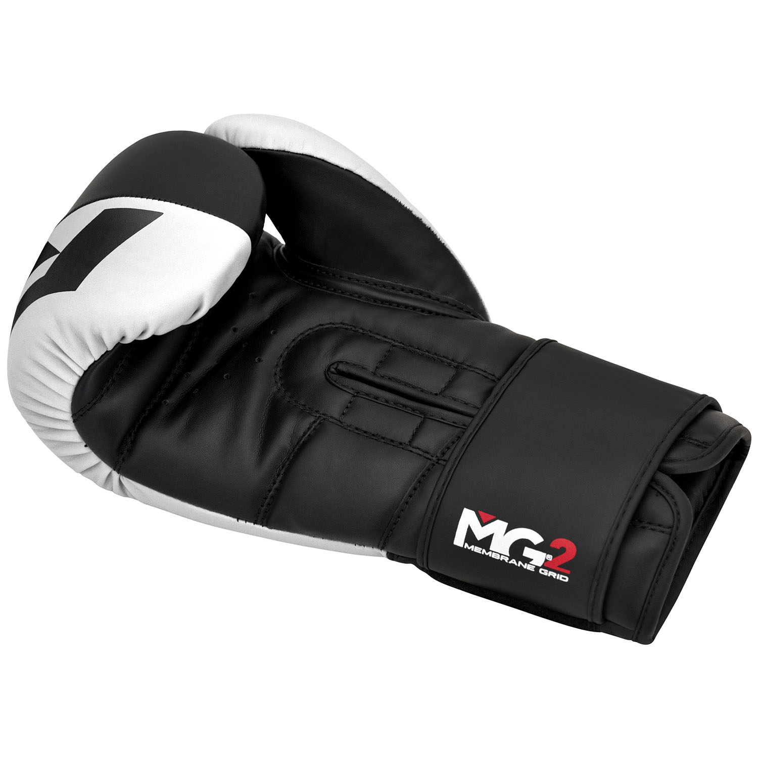 RDX Boxing Gloves, Rex F4, black-white, 16 Oz