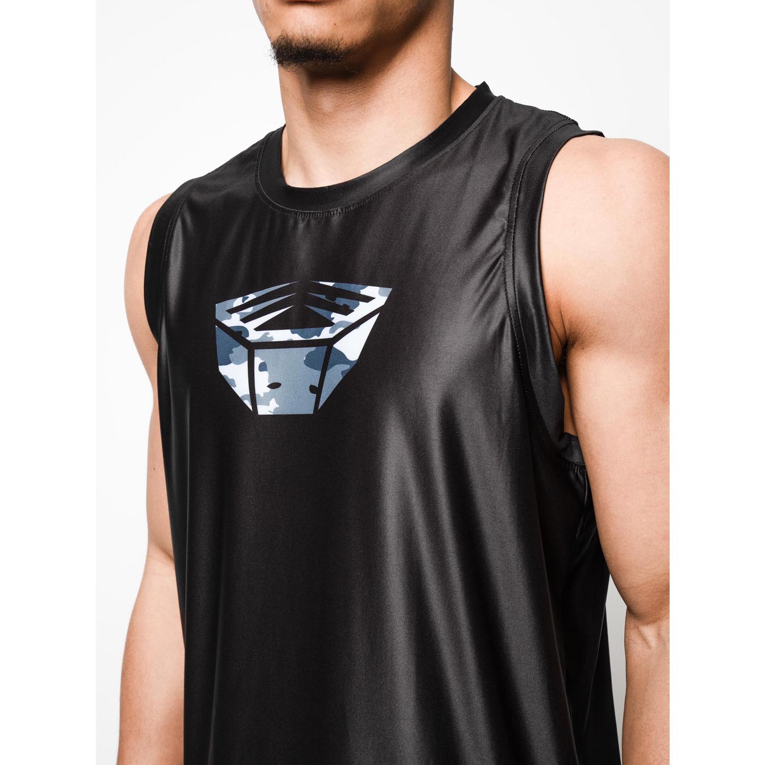 RINGLIFE Functional Tank Top, Unit, black-grey camo, XXL