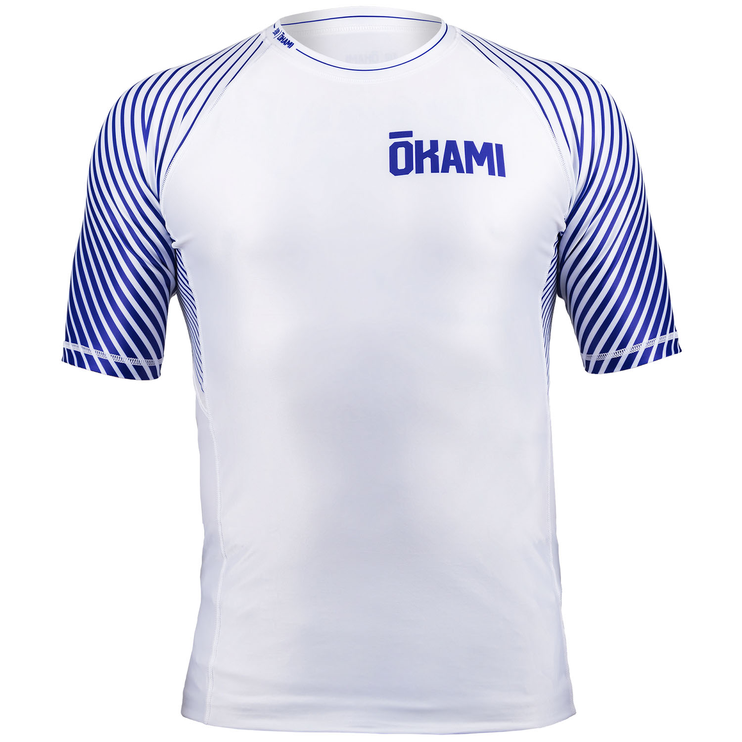 OKAMI Rashguard, S/S, Big Kanji, weiß, XL