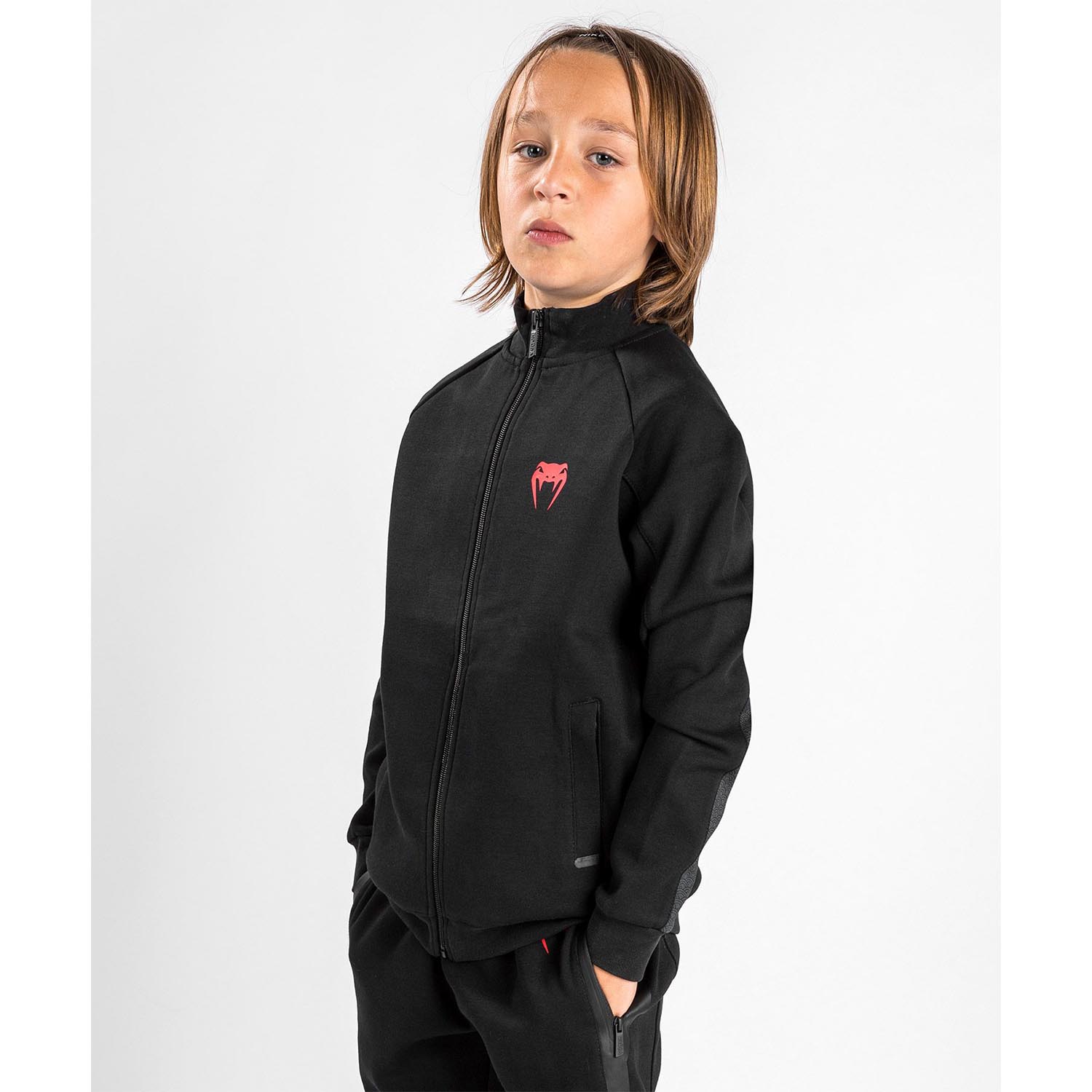 VENUM Training Jacket, Kids, Okinawa 3.0, black-red, 10 J