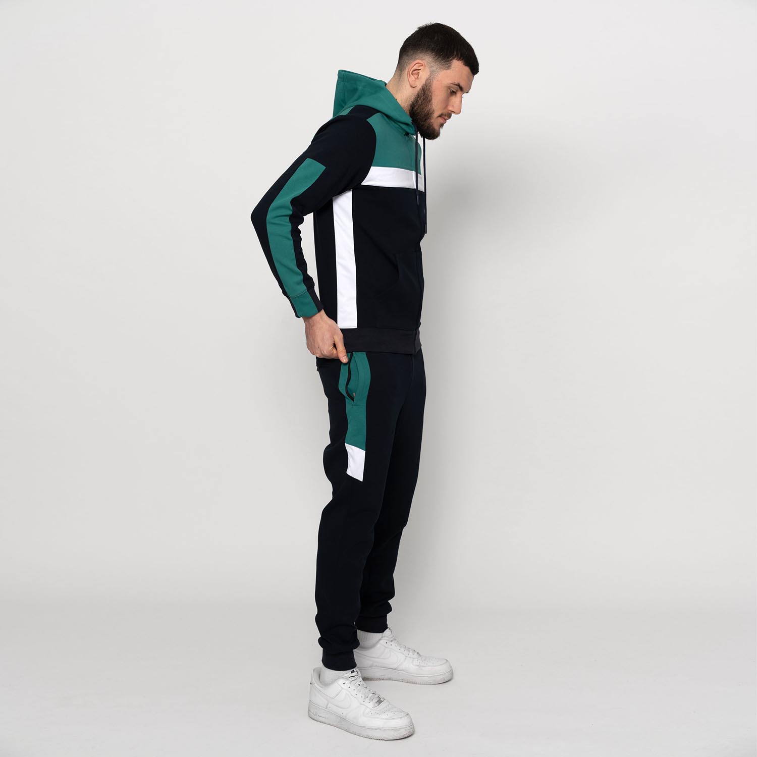 Wicked One Jogginganzug, Draft, navy-türkis, M