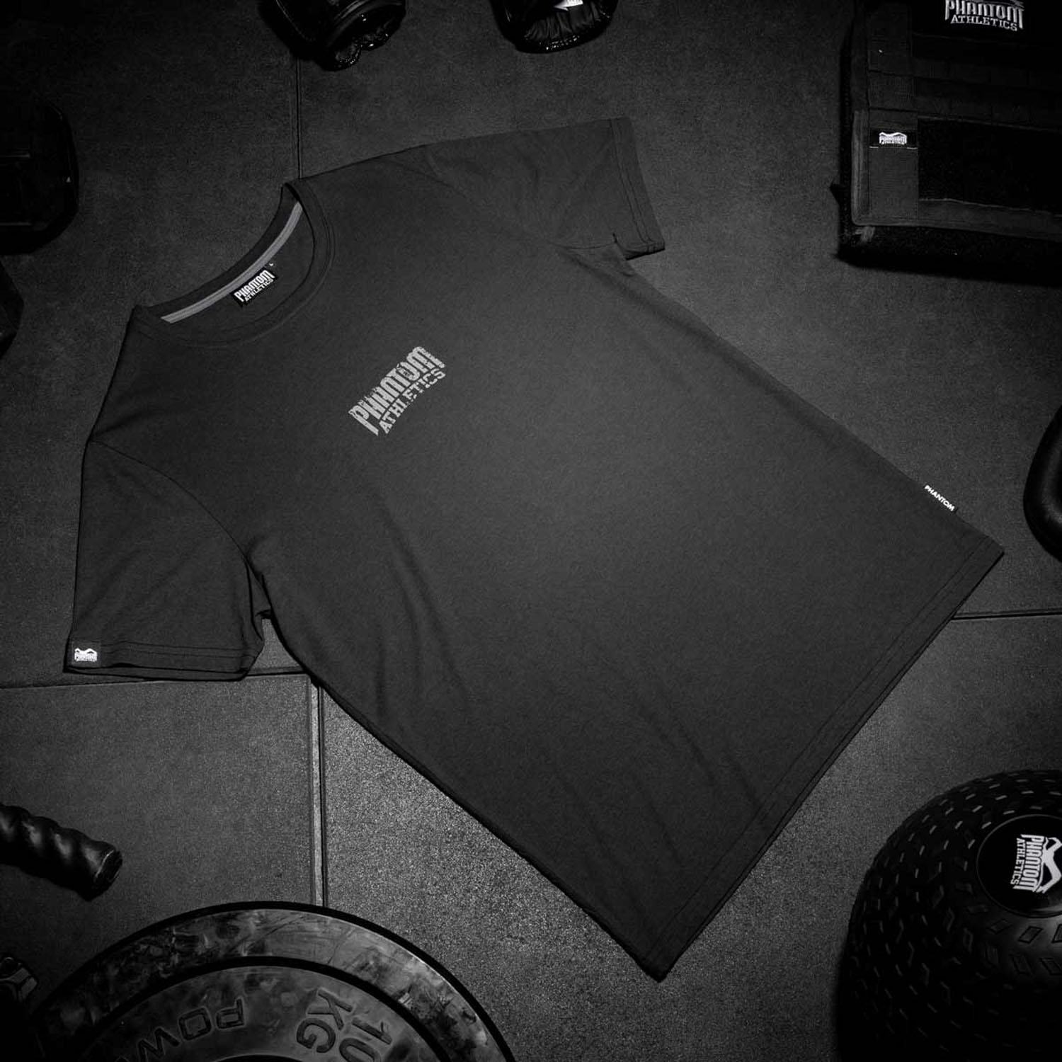 Phantom Athletics T-Shirt, All Over, schwarz, XXL