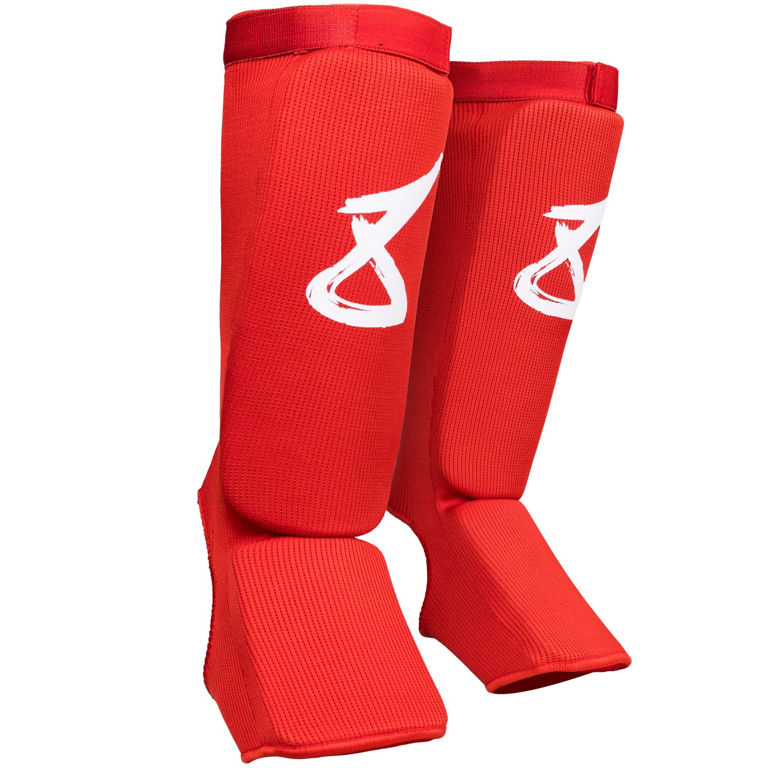 8 WEAPONS Schienbeinschoner, S8, rot, L/XL