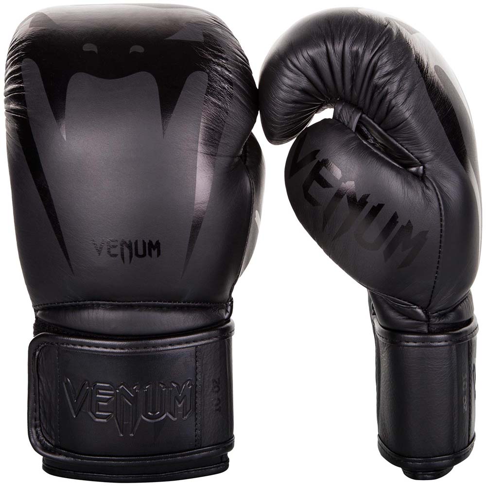 VENUM Boxhandschuhe, Giant 3.0, Nappa Leder, schwarz-matt, 16 Oz
