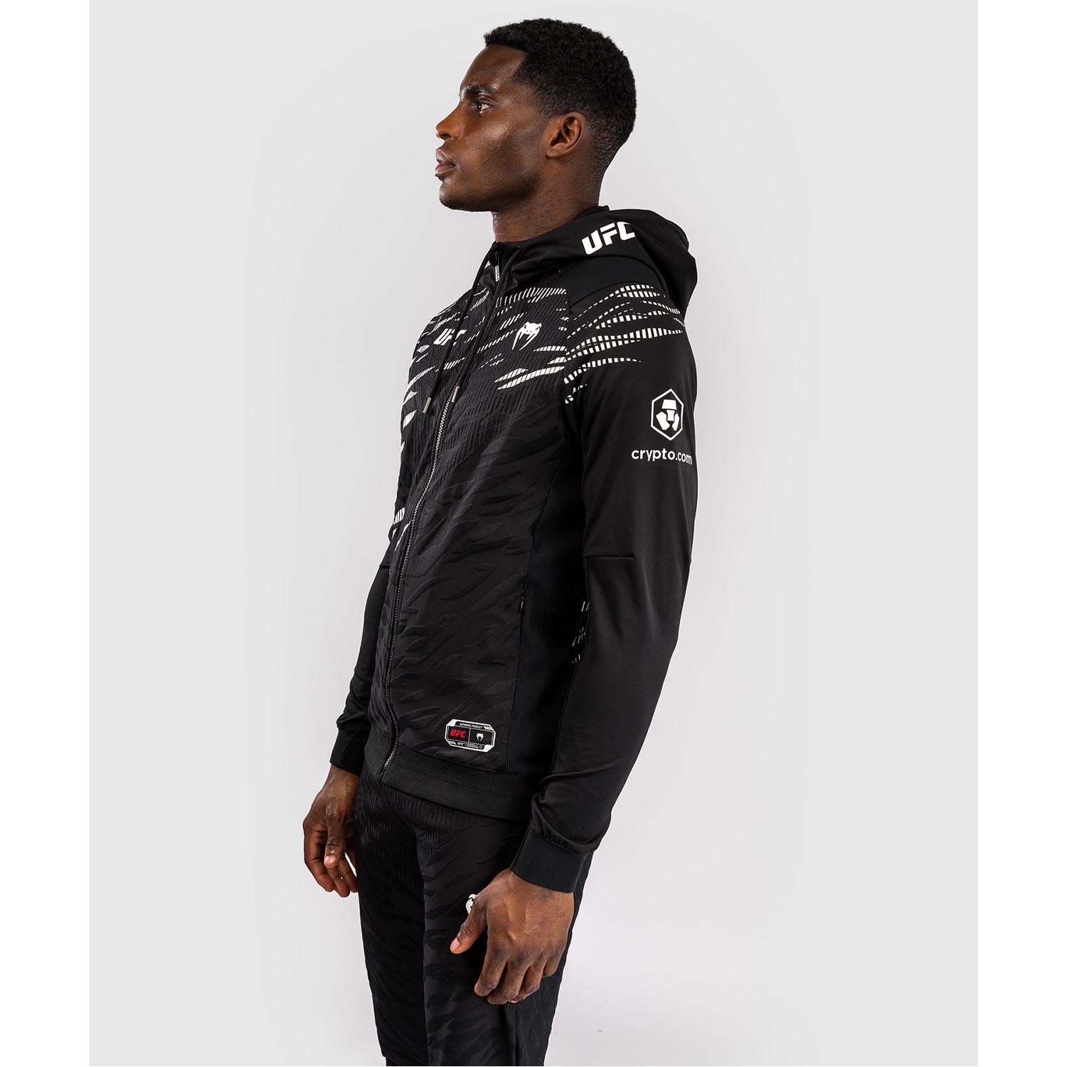 VENUM Zip Hoody, UFC Fusion Authentic Fight Night, black-white, XL