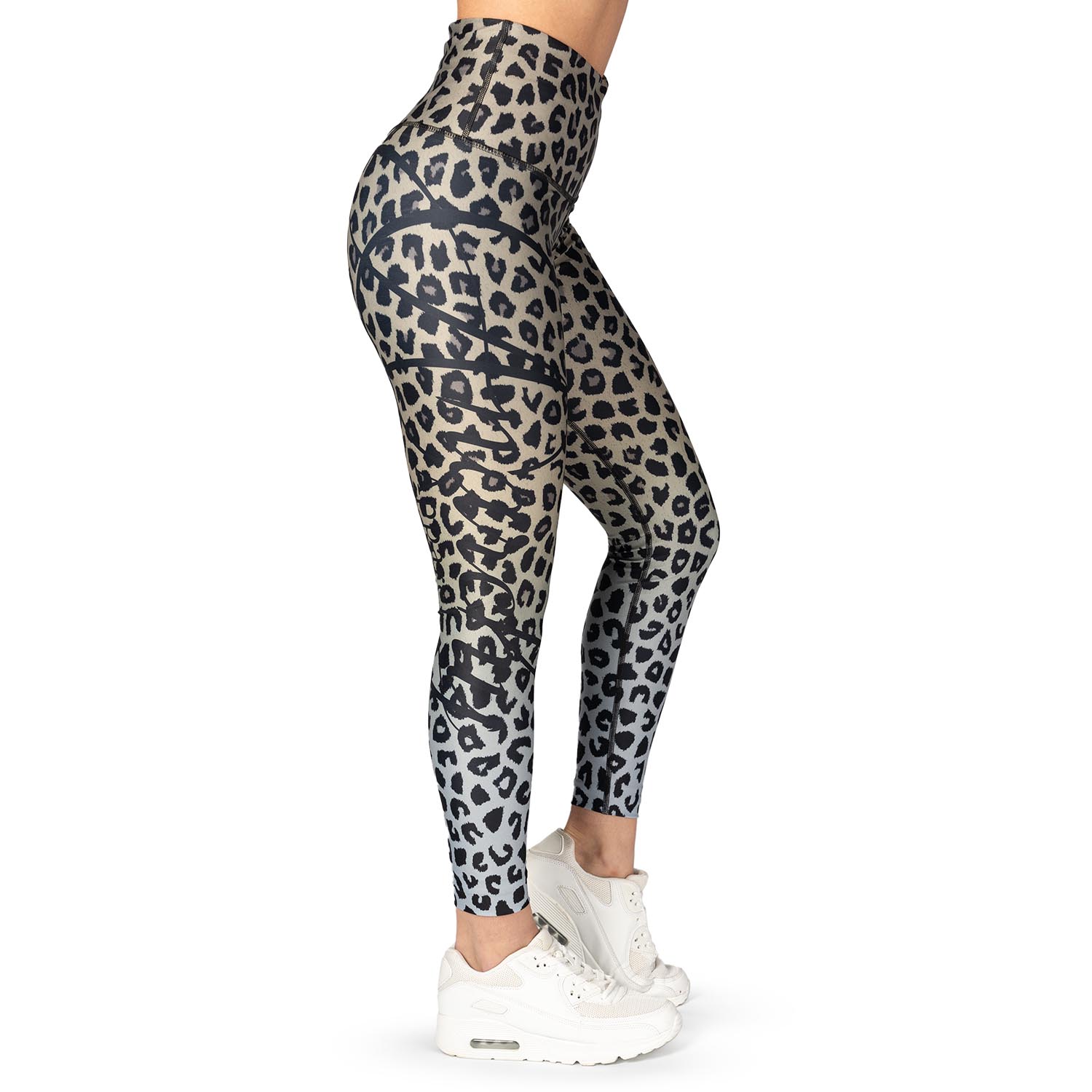 Anarchy Apparel Compression Leggings, Leopard XS