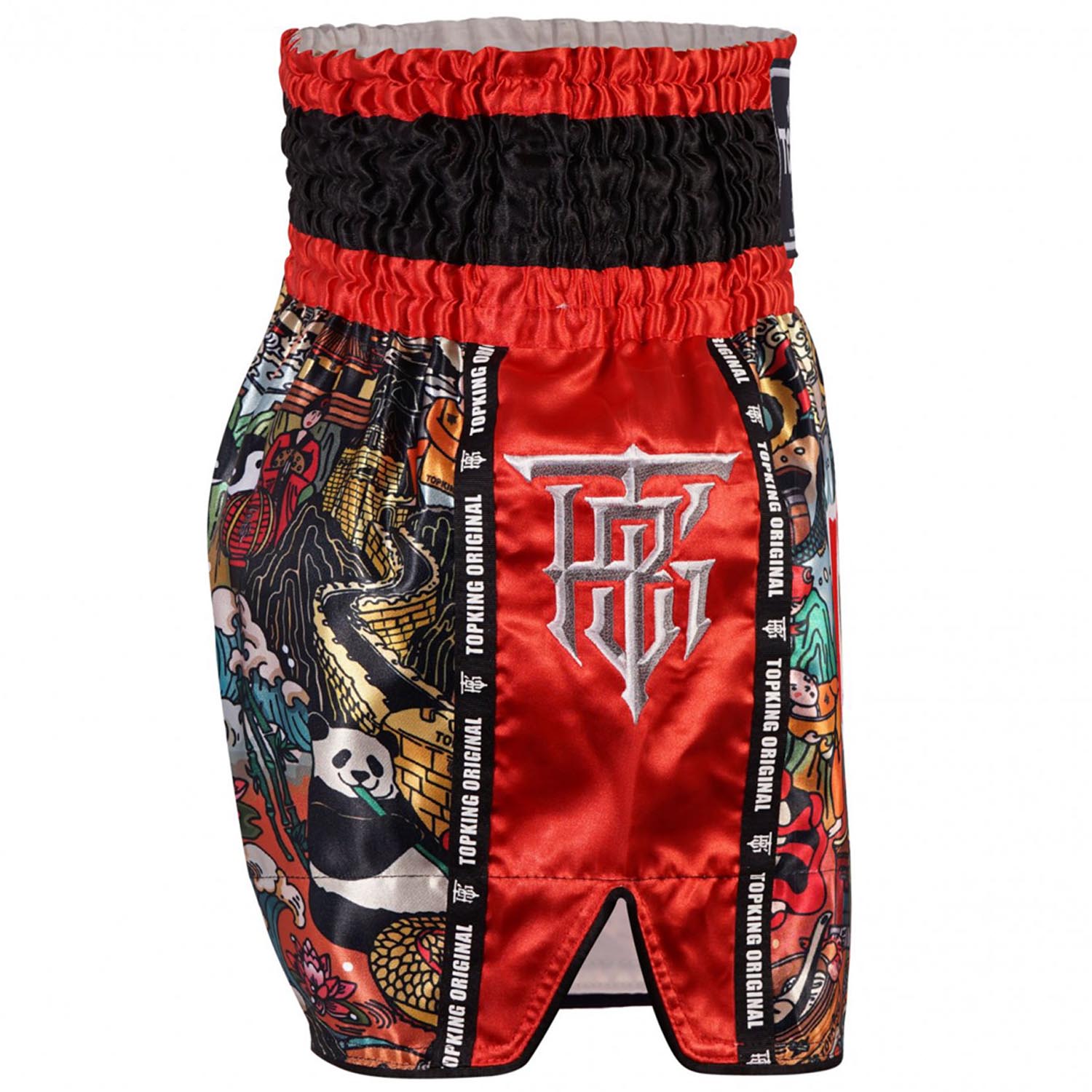 TOP KING BOXING Muay Thai Shorts, TKTBS 226, black
