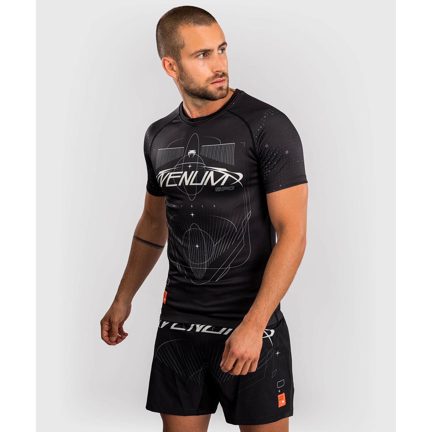 VENUM Rashguard, S/S, Eclipse, black-ivory, XXL