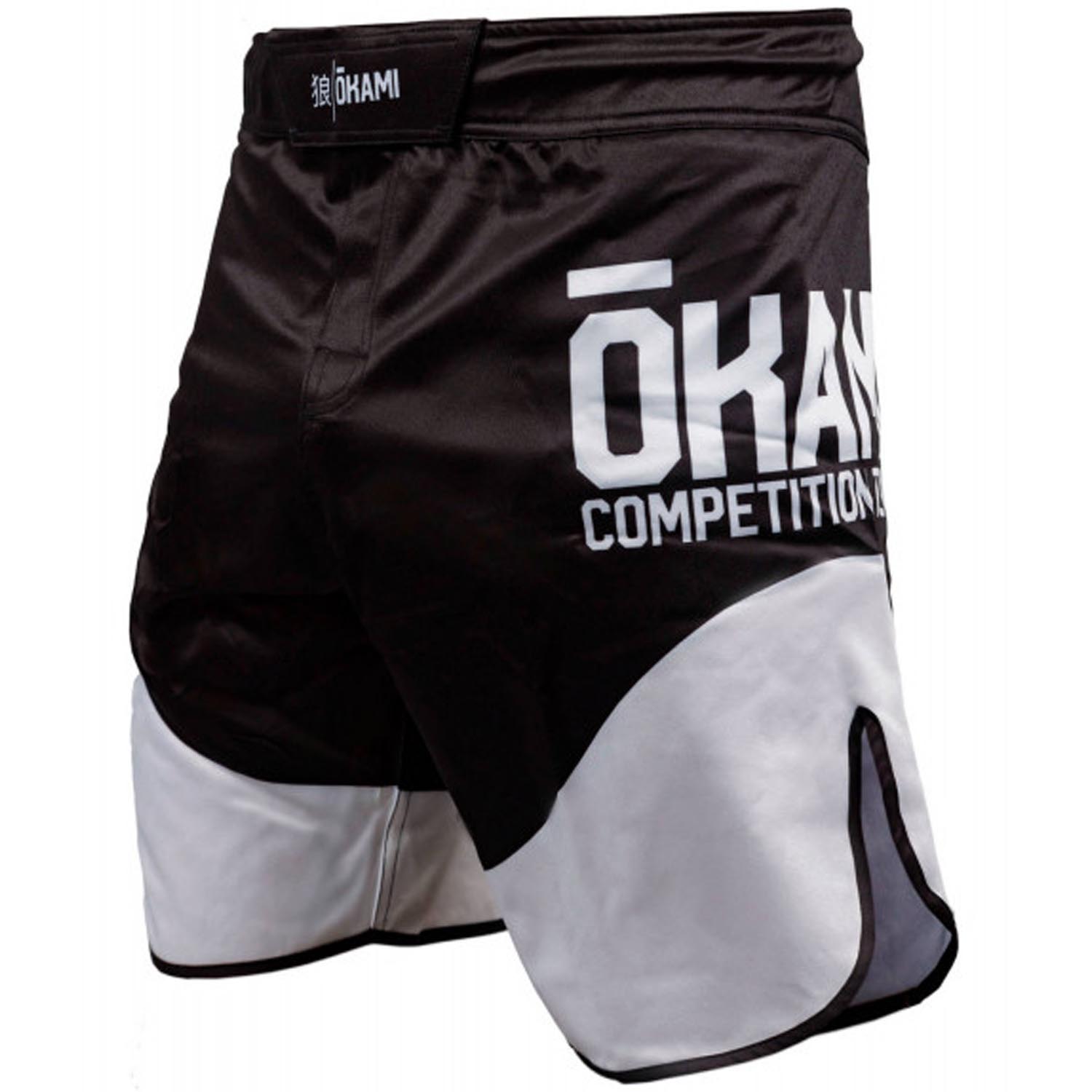 OKAMI MMA Fight Shorts, Competition Team, weiß, S