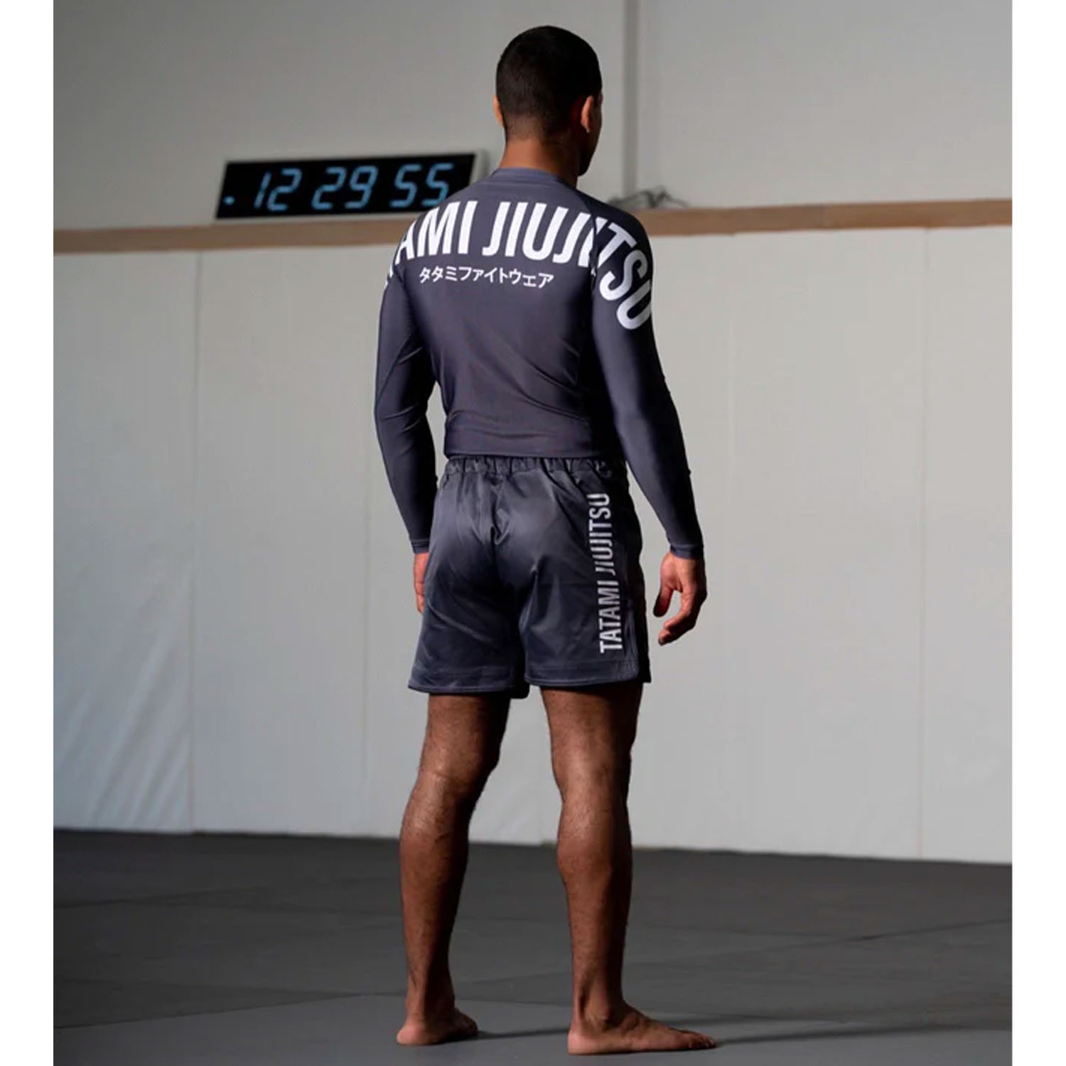 Tatami MMA Fight Shorts, Impact Mid Cut, grey, S