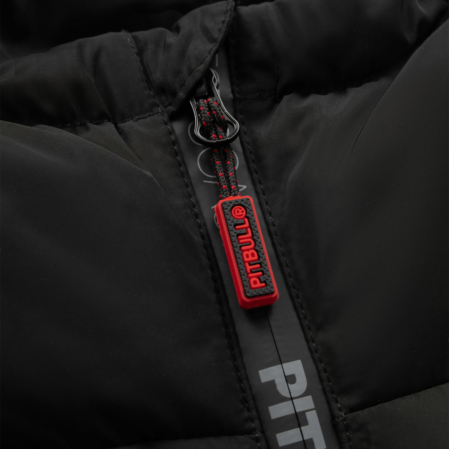 Pit Bull West Coast Jacke, Padded Hooded Airway 4, schwarz, S