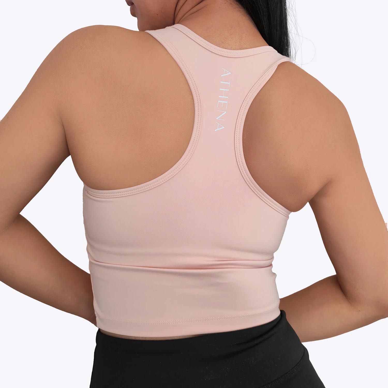 ATHENA Crop Top, Women, Built-In Bra, Diana, pink, XL