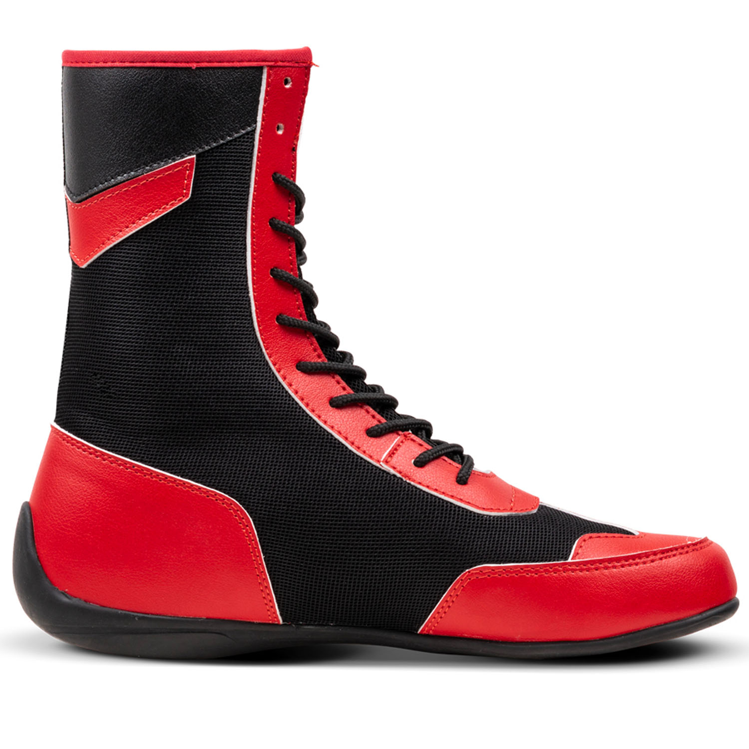 BENLEE Boxing Shoes, Longplex, red-black 42