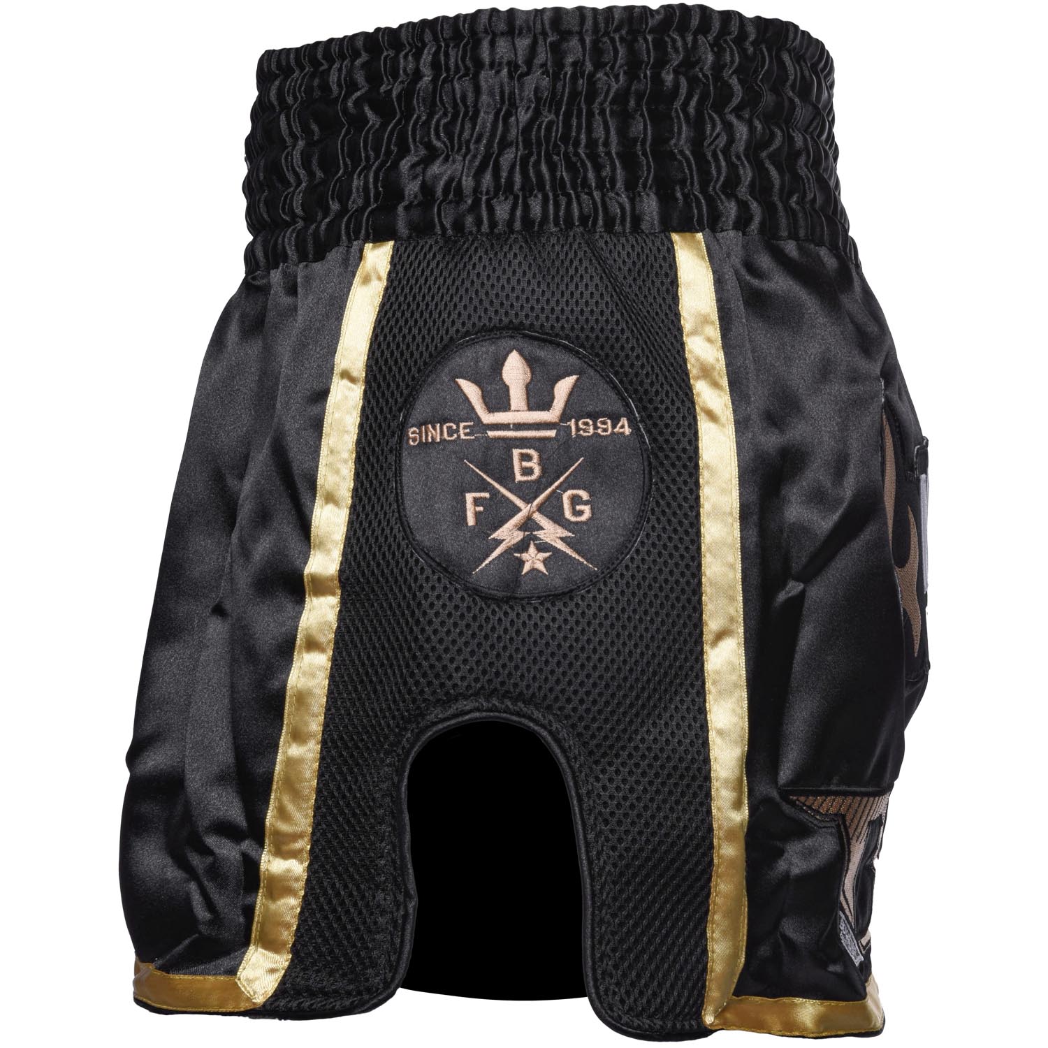 Booster Muay Thai Shorts, Khunpon, schwarz, L
