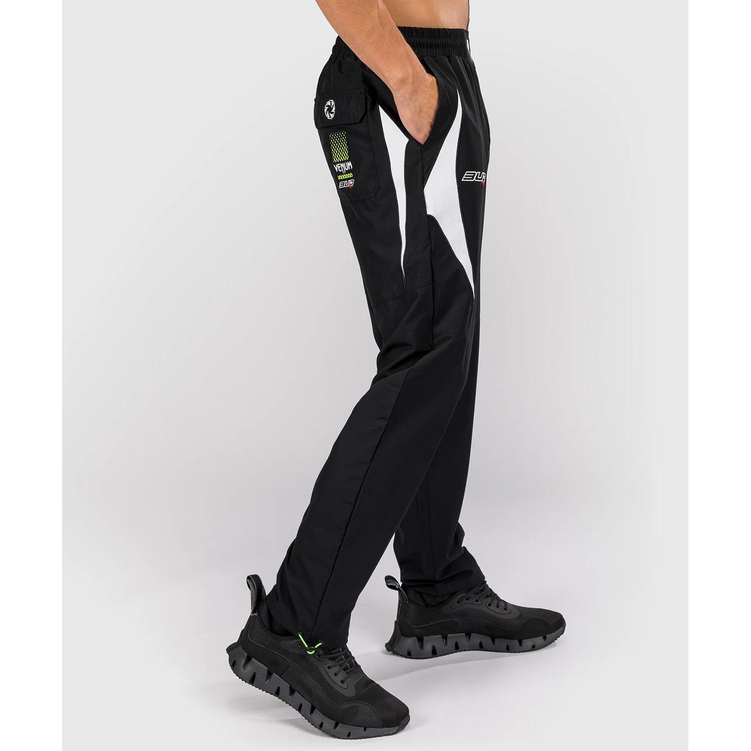 VENUM Jogging Pants, Bud Racing, black-white-green, XXL