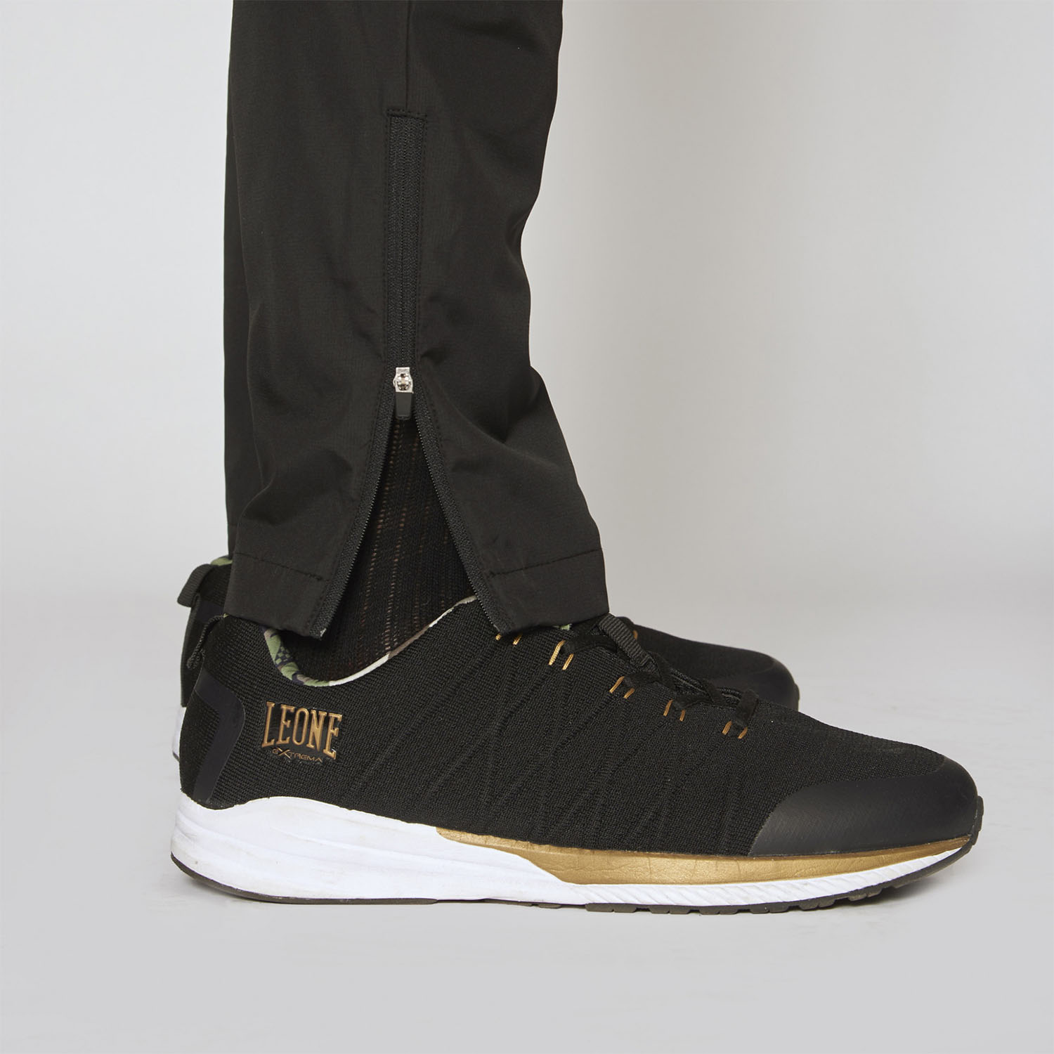 LEONE Jogginghosen, Logo, schwarz, XXL