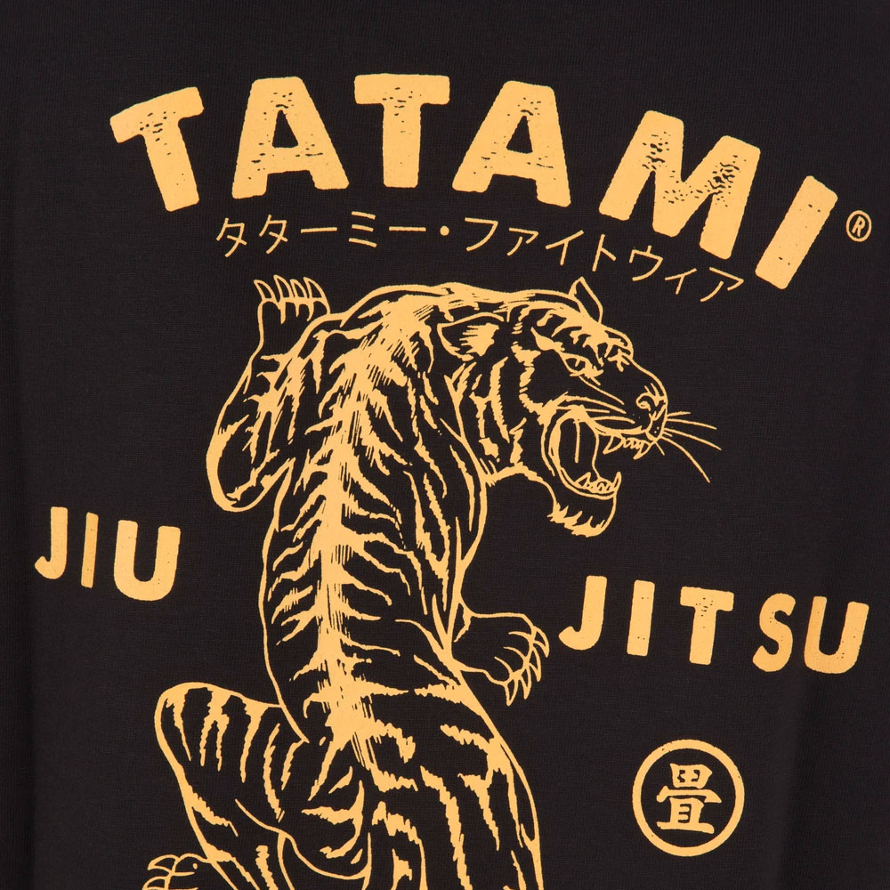 Tatami T-Shirt, Kids, Tiger Style, black, 12-13 J