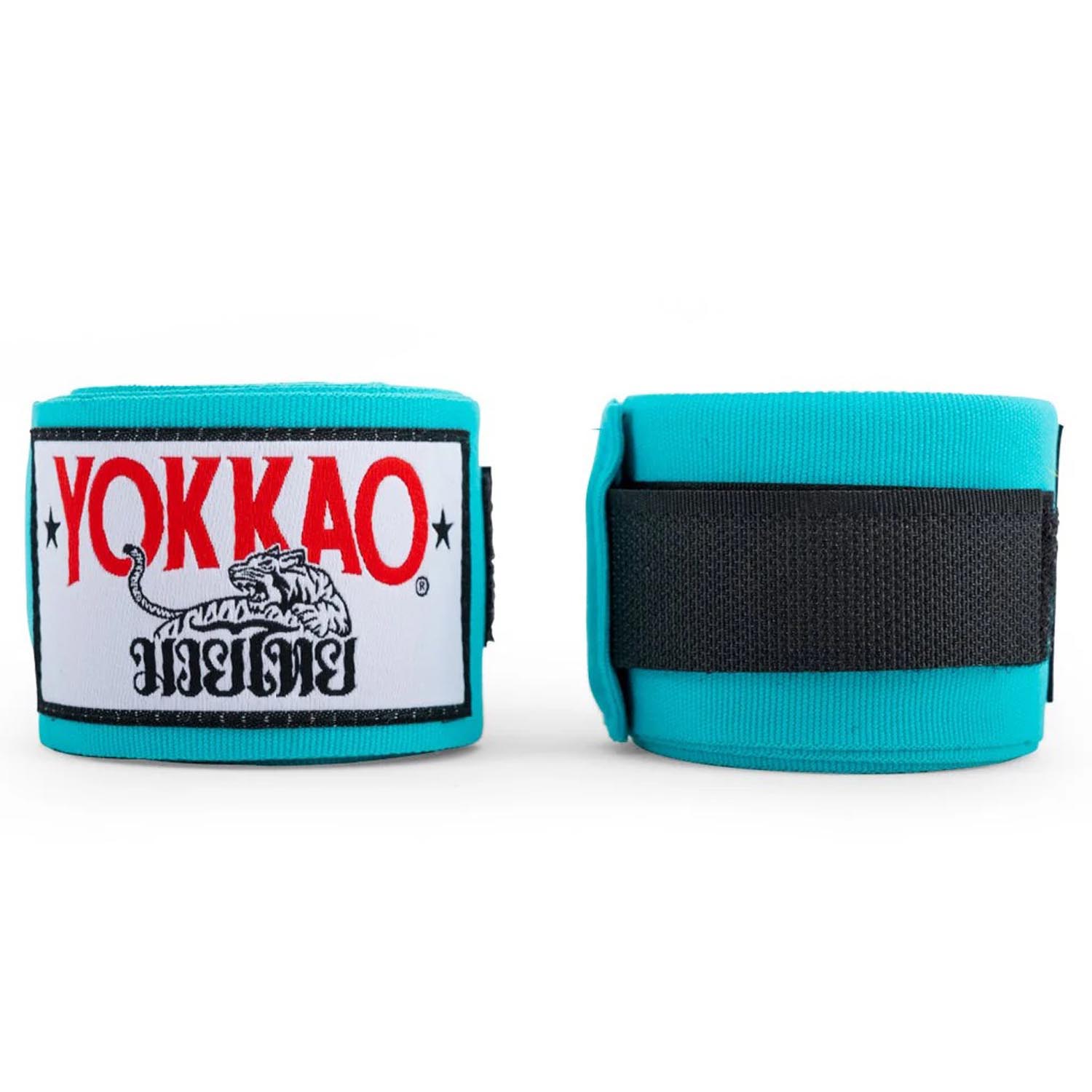 YOKKAO Handwraps, semi-elastic, 4 m, turquoise