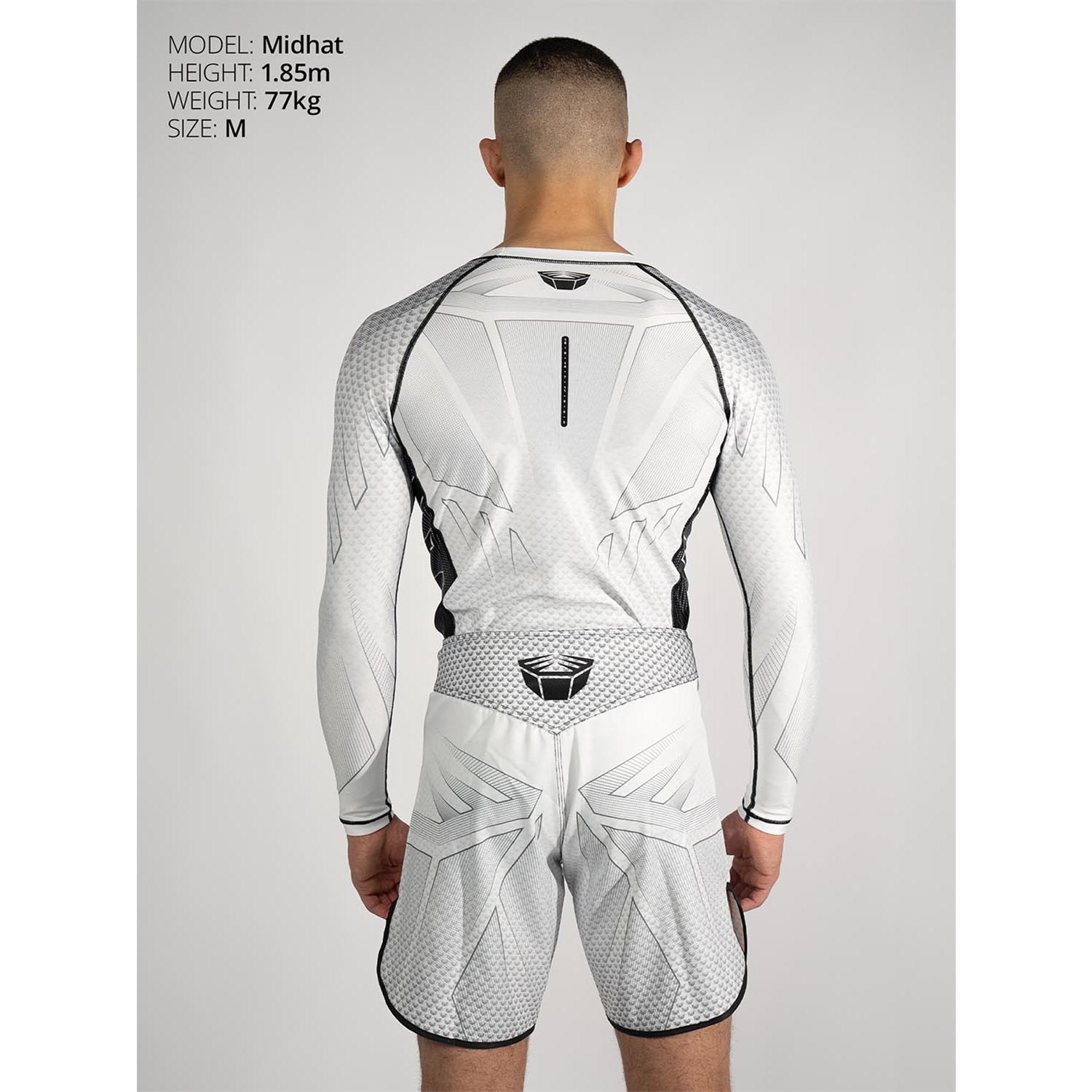 RINGLIFE Rashguard, L/S - Octaring 2.0 weiss-schwarz M