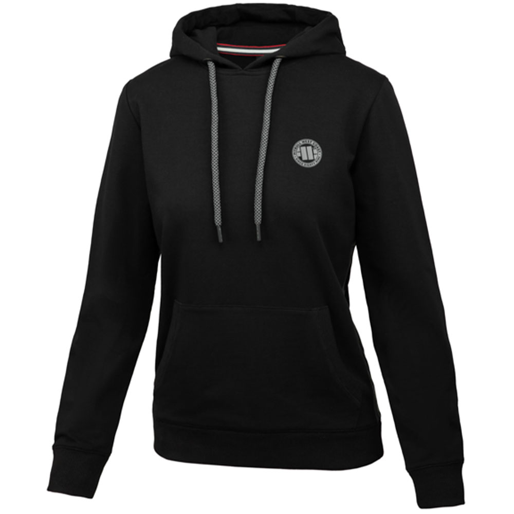Pit Bull West Coast Pullover, Damen, Small Logo Terry, schwarz