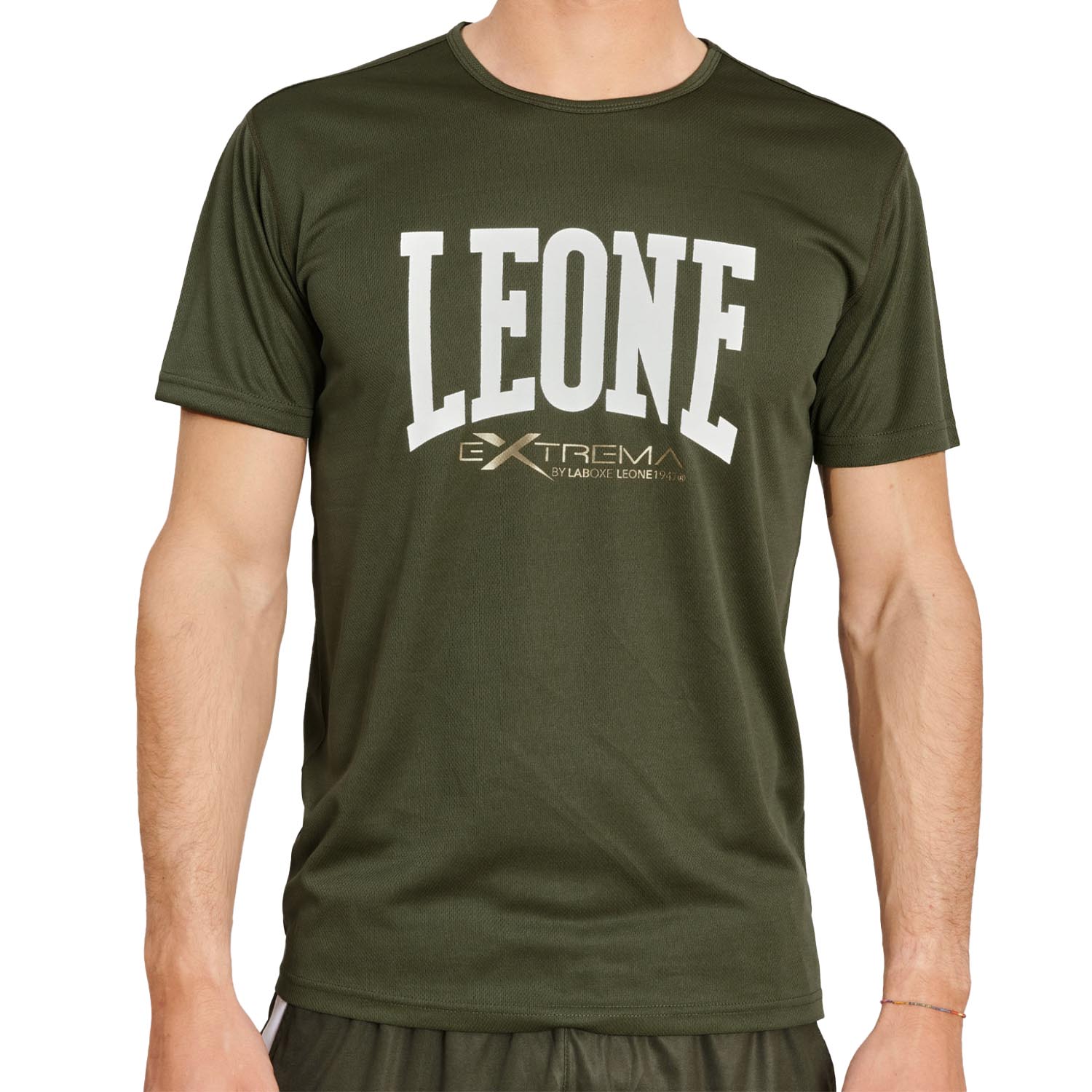 LEONE T-Shirt, Logo, ABX106, green L