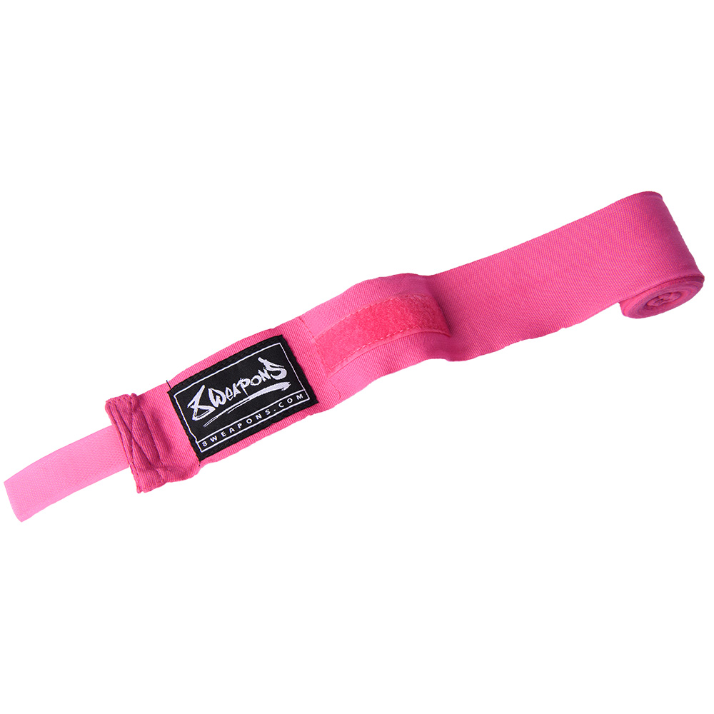 8 WEAPONS Hand Wraps, semi-elastic, 3.5 m, pink