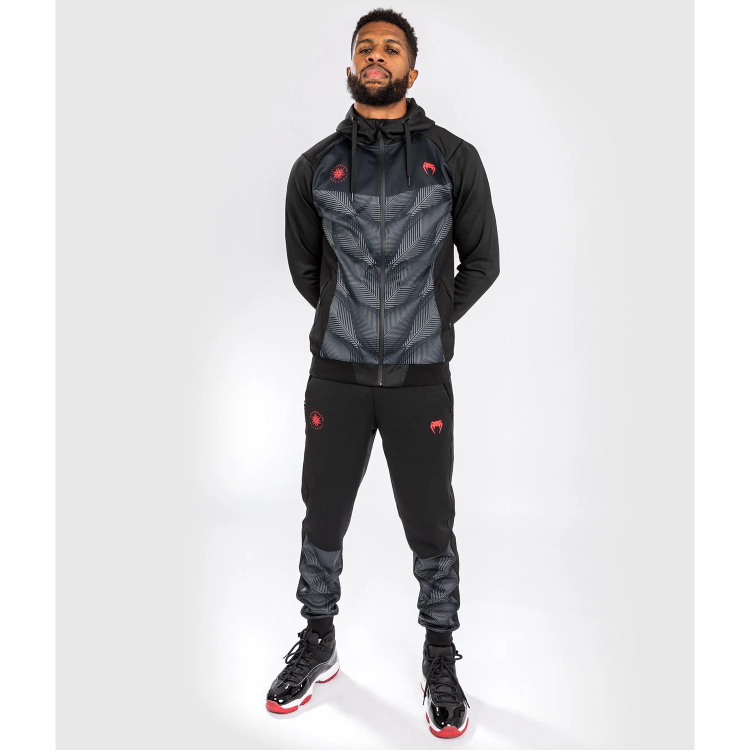 VENUM Zip Hoody, Phantom, schwarz, XXL