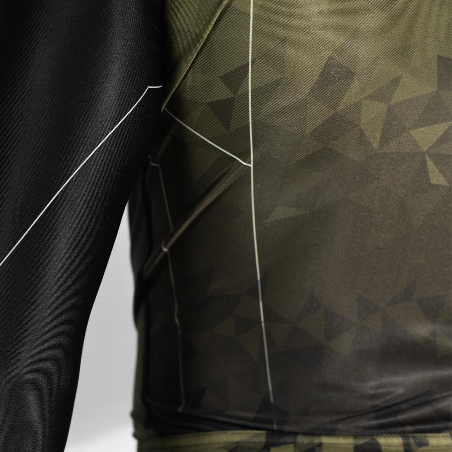 RINGLIFE Rashguard, L/S - Transition schwarz-grün S