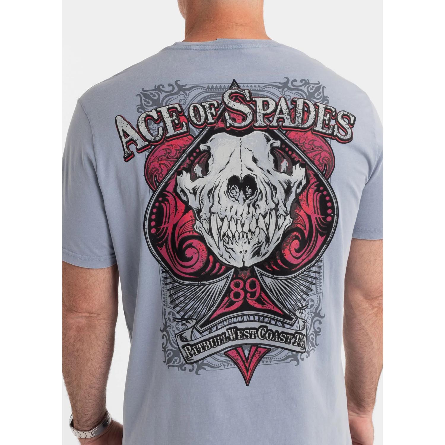 Pit Bull West Coast T-Shirt, Ace Of Spades 2, blue, XXXL