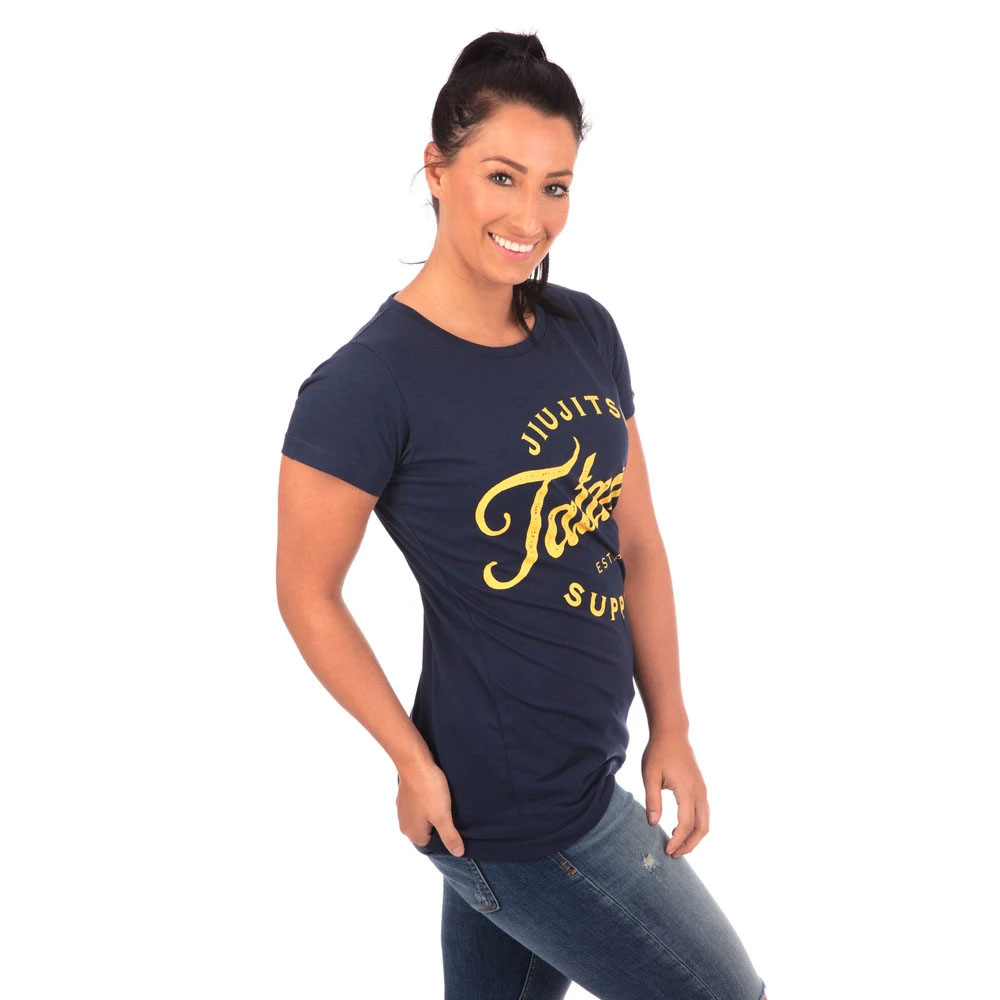 Tatami T-Shirt, Damen, Classic, Logo, navy, S