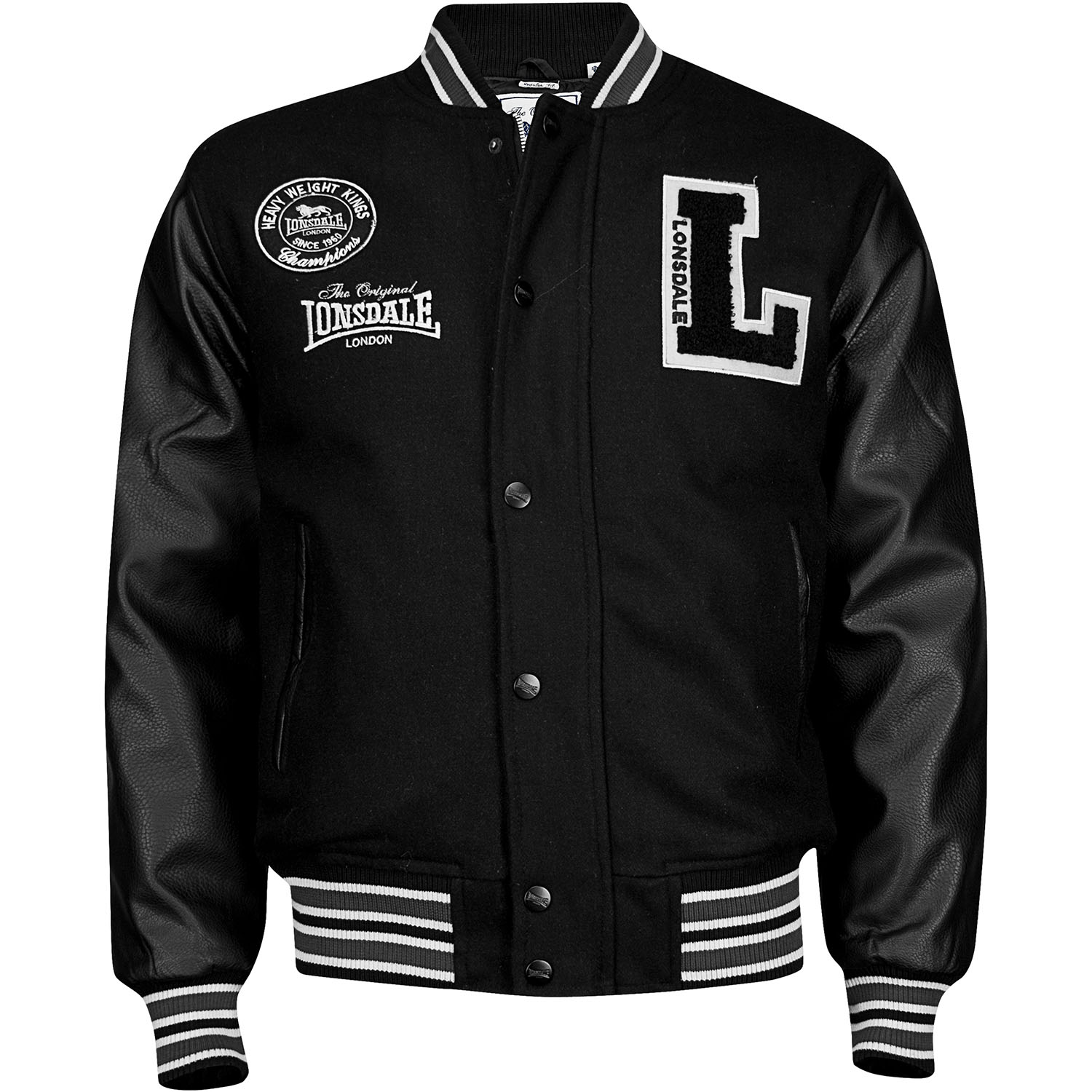 Lonsdale Jacket, Oxford All Season, black, M