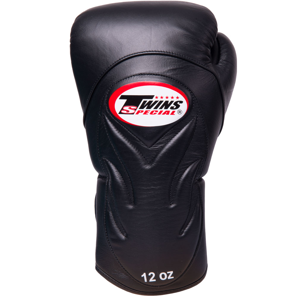 TWINS Special Boxhandschuhe, Premium, BGVL-6, schwarz, 16 Oz