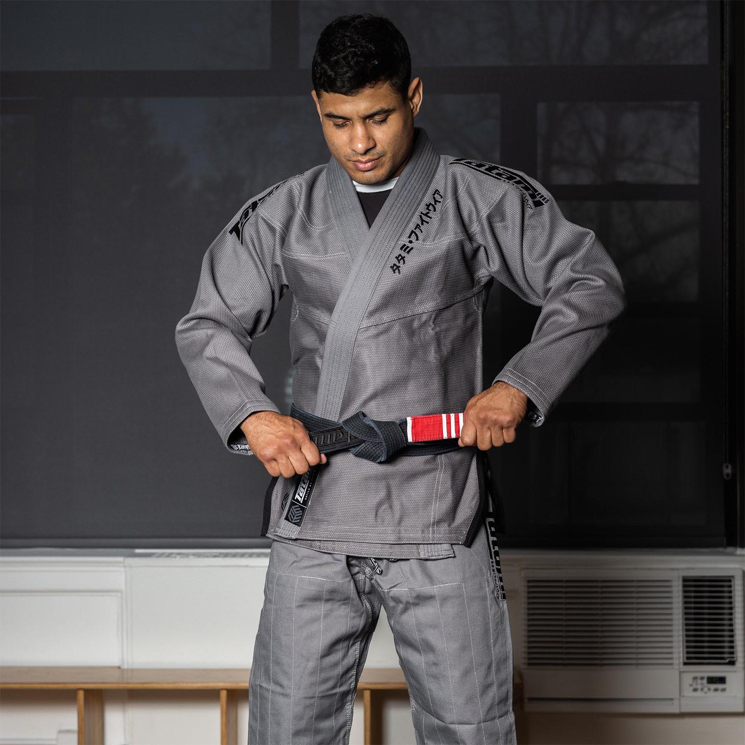 Tatami BJJ GI, Estilo Black Label, grey-black, A1