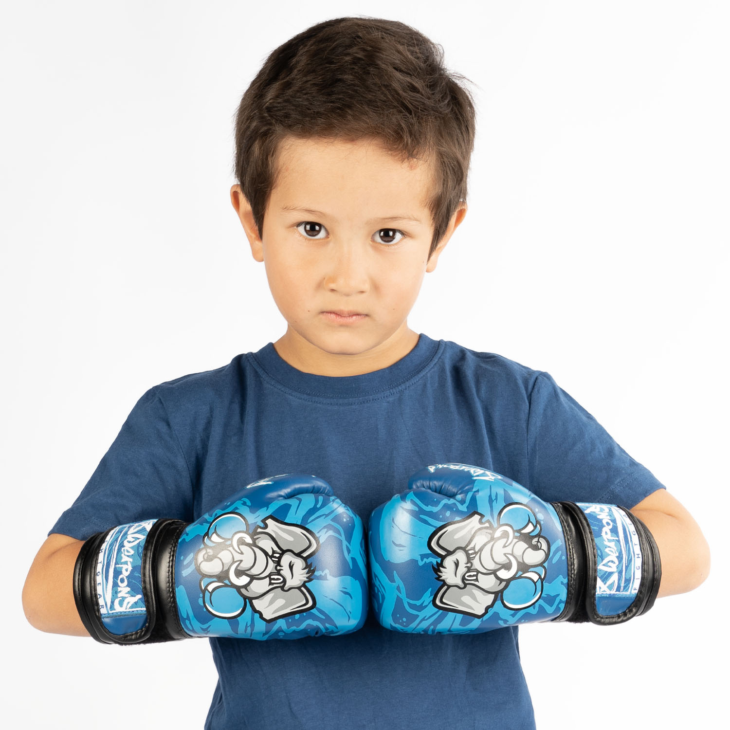 8 WEAPONS Boxhandschuhe, Kinder, Jipe, blau, 8 Oz