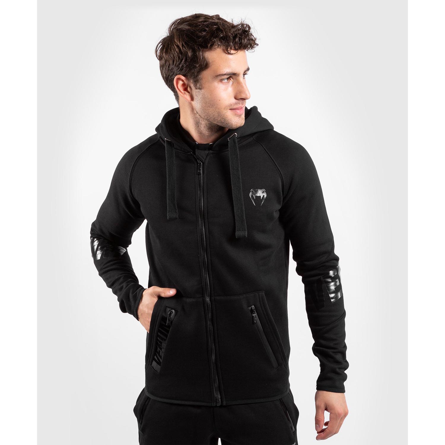 VENUM Zip Hoody, Contender 3.0, black-black, M