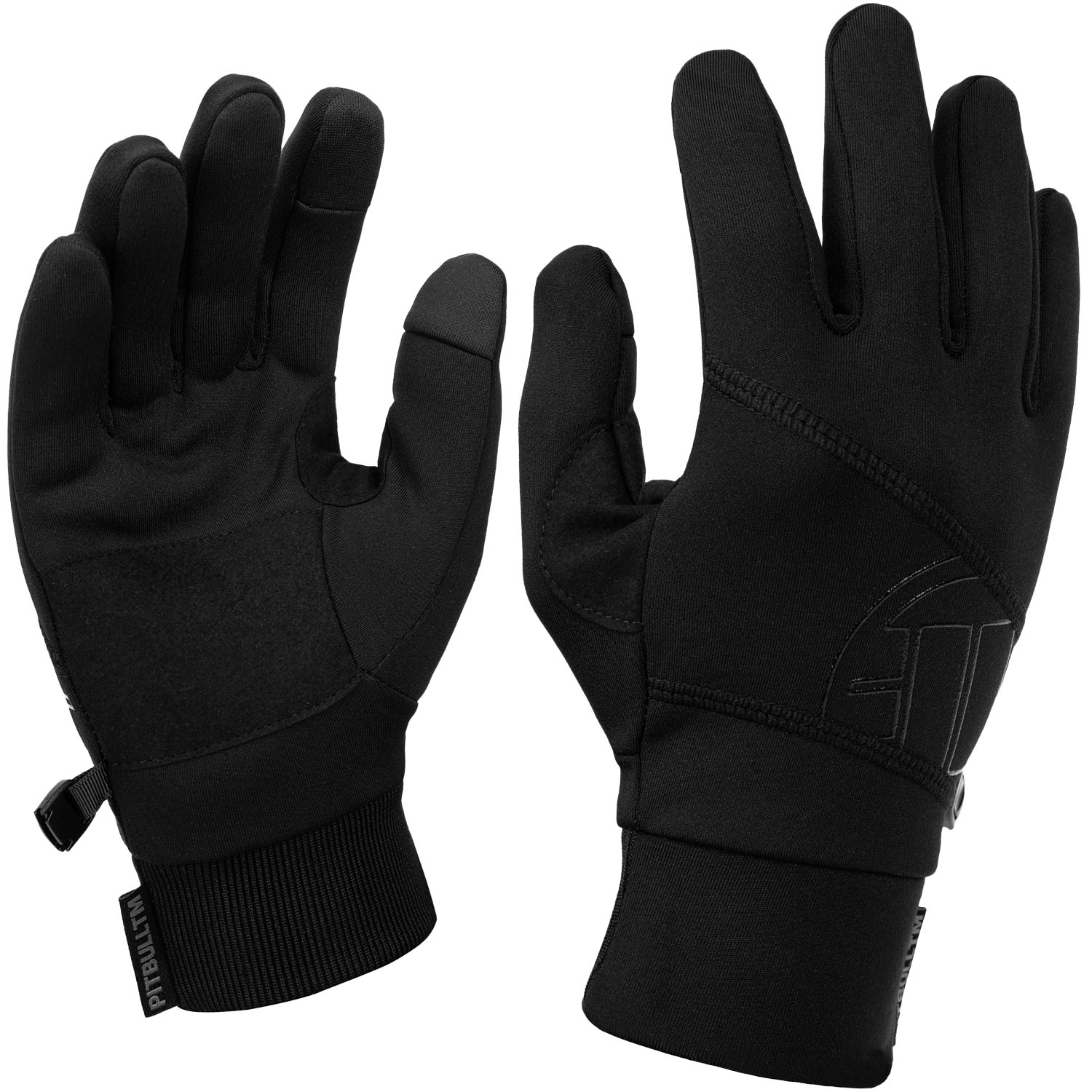 Pit Bull West Coast, Handschuhe, Logo, schwarz, L