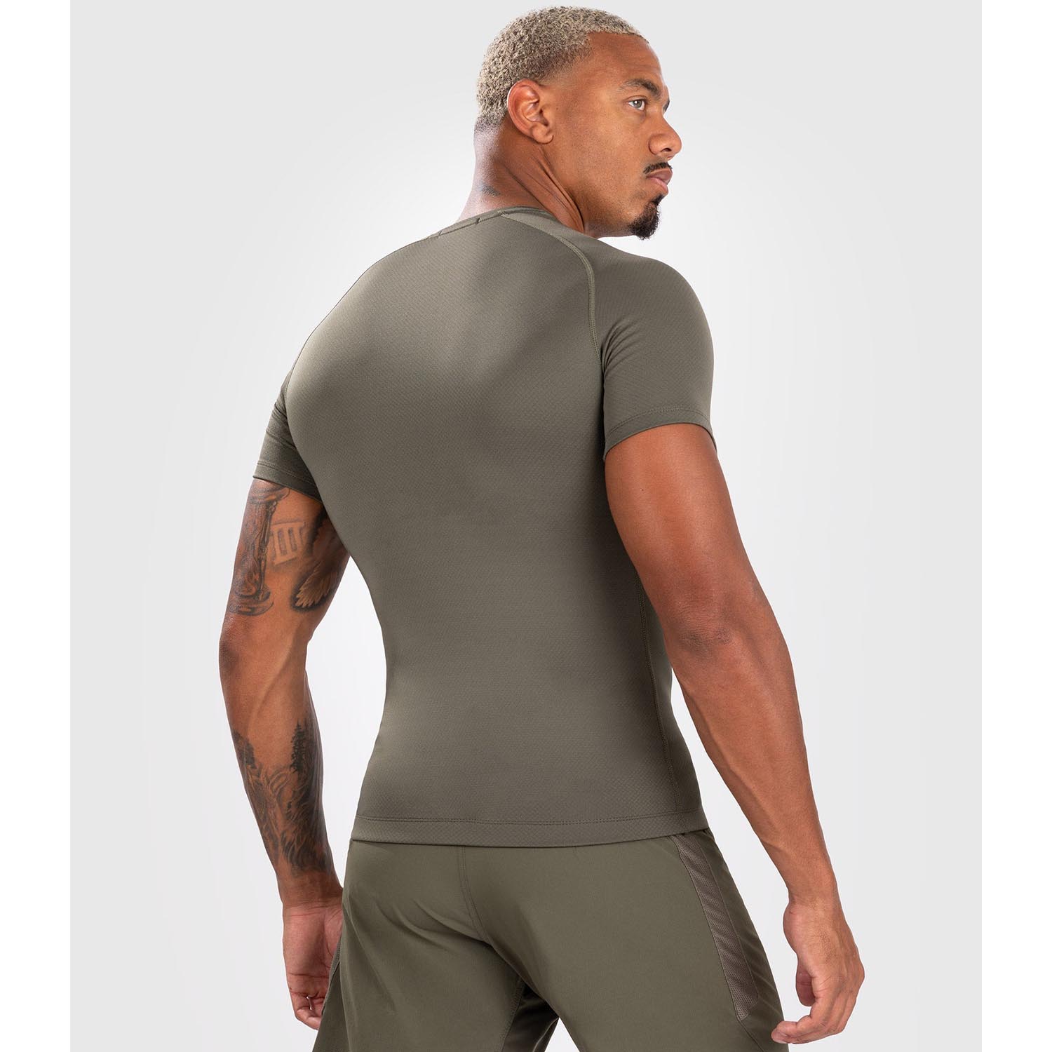 VENUM Rashguards, S/S, Contender, khaki, M