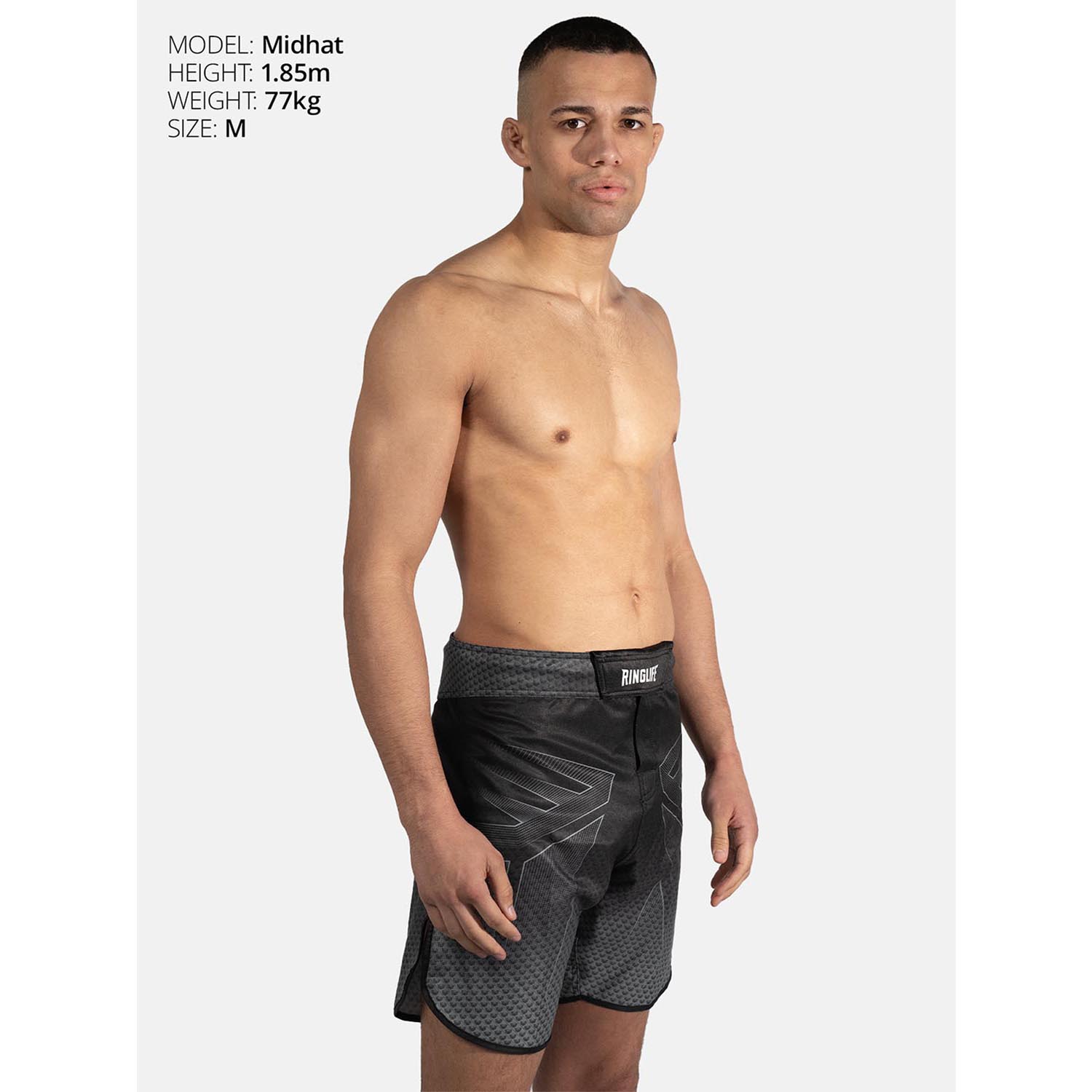 RINGLIFE MMA Shorts - Octaring 2.0 schwarz-grau S