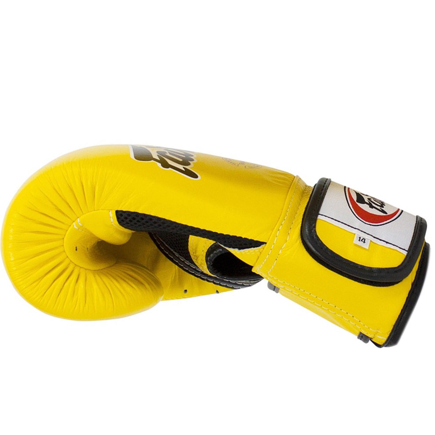 Fairtex Boxing Gloves, BGV1 Air, yellow, 16 Oz