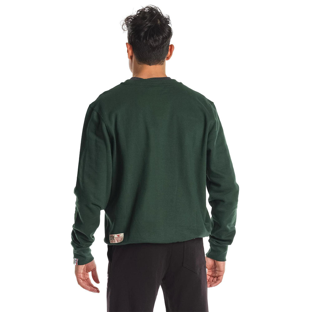 LEONE Pullover, Basic, green, S