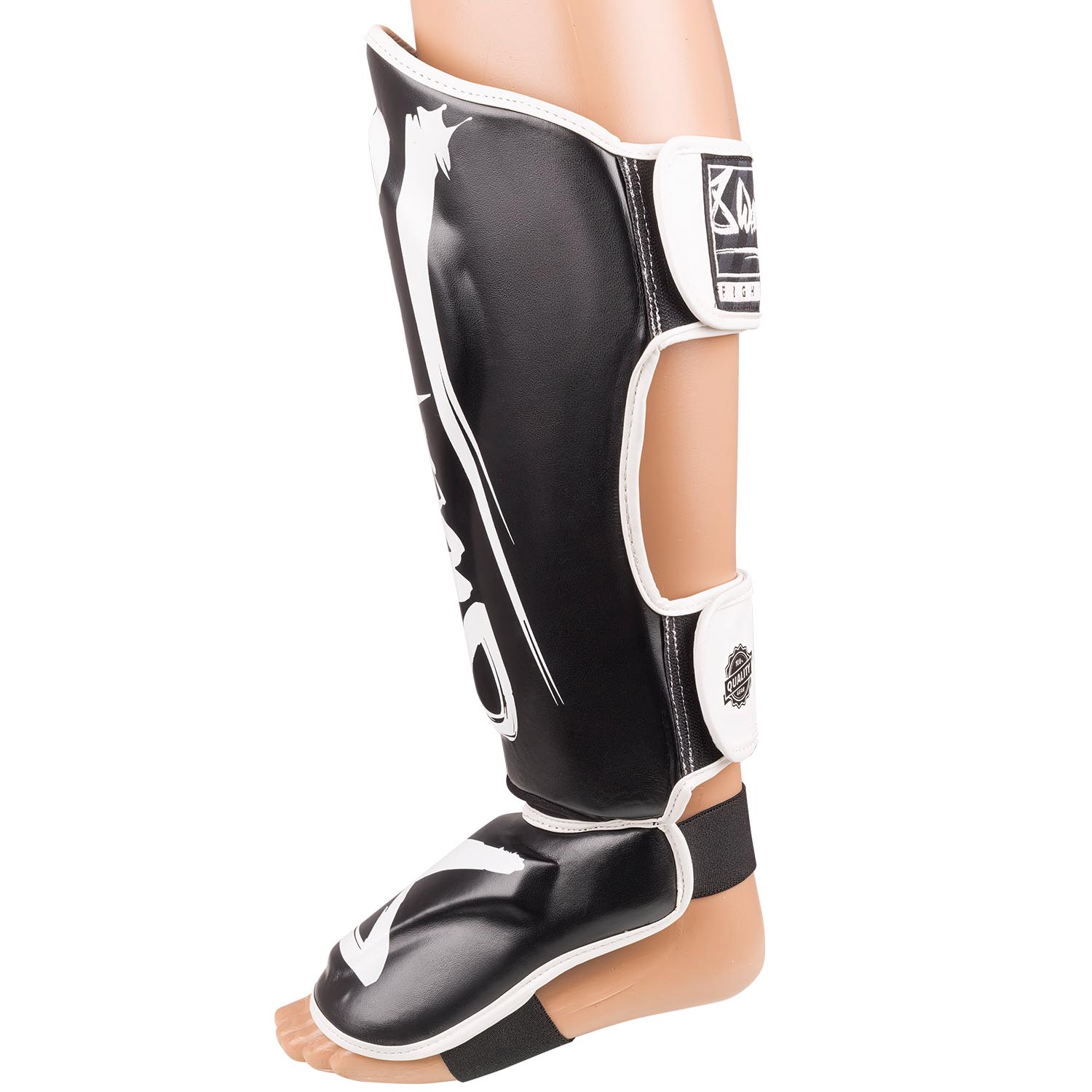 8 WEAPONS Shin Guards, Unlimited 2.0, black-white, L