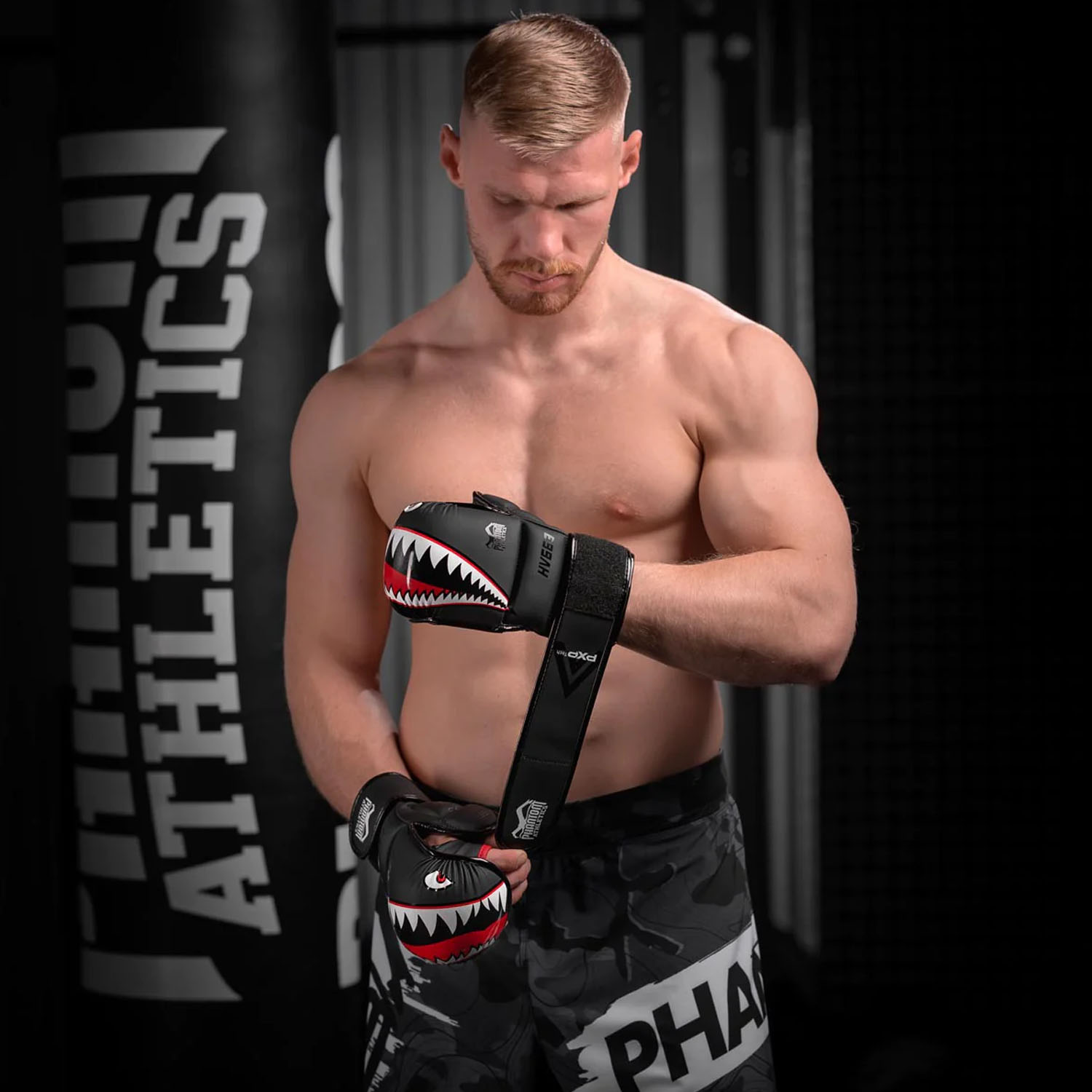 Phantom Athletics MMA Sparring Gloves, Fight Squad, black, S/M