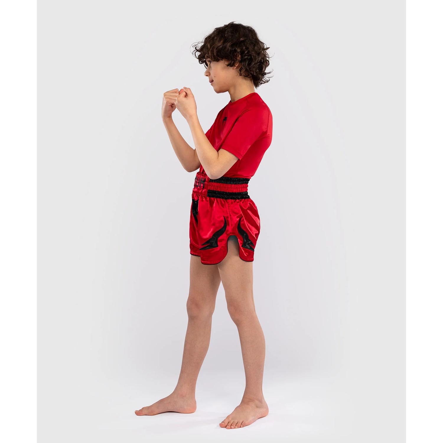VENUM Muay Thai Shorts, Kids, Inferno, red, 14 J