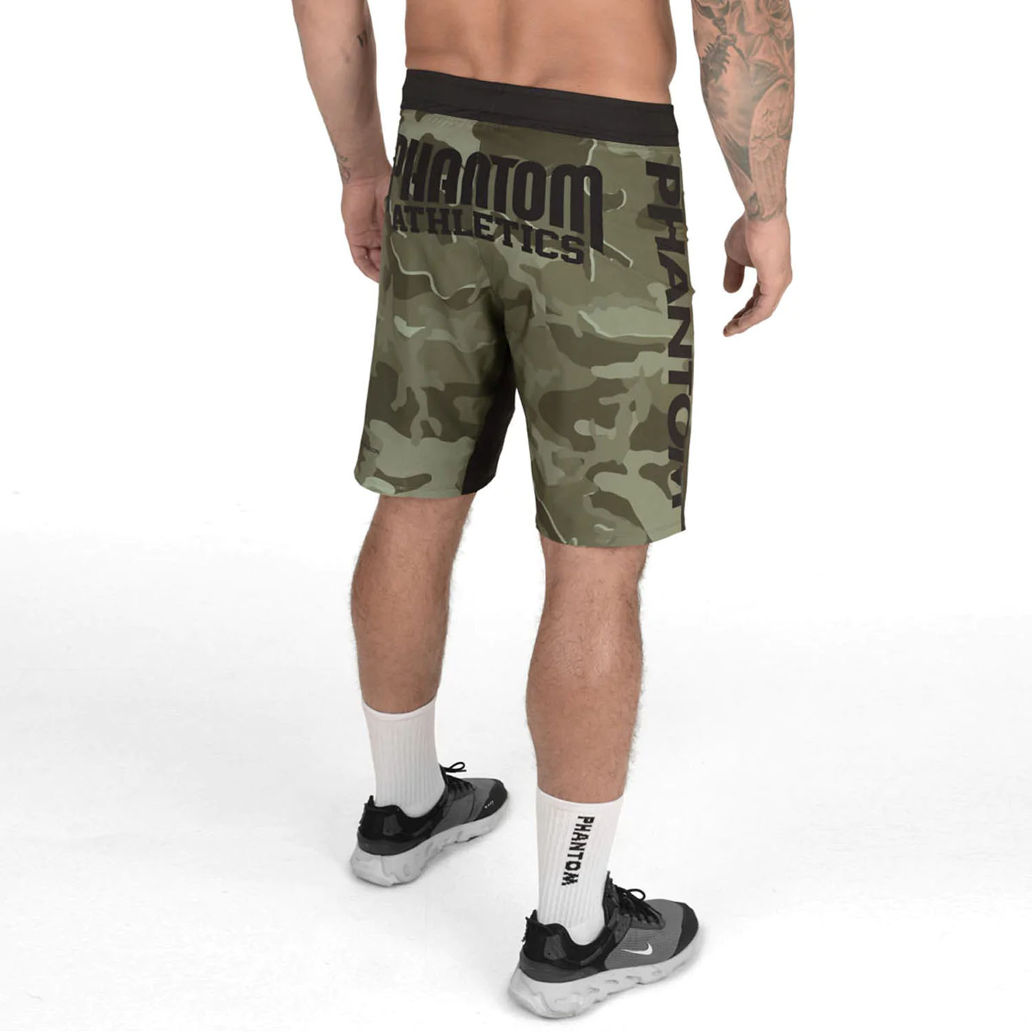 Phantom Athletics MMA Fight Shorts, Flex, Woodland, XXL